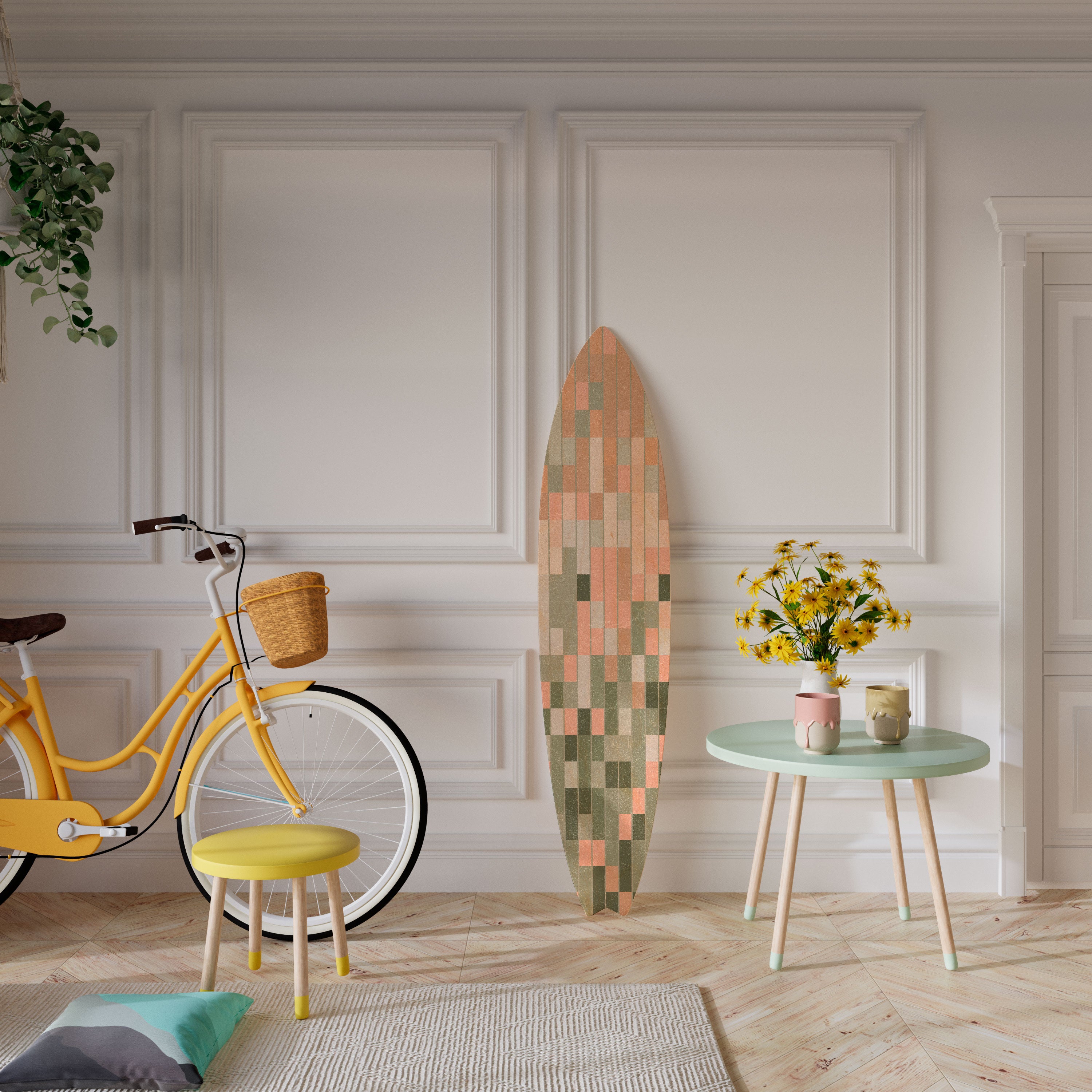 BUILDING THE FUTURE Dekoracyjna deska surfingowa