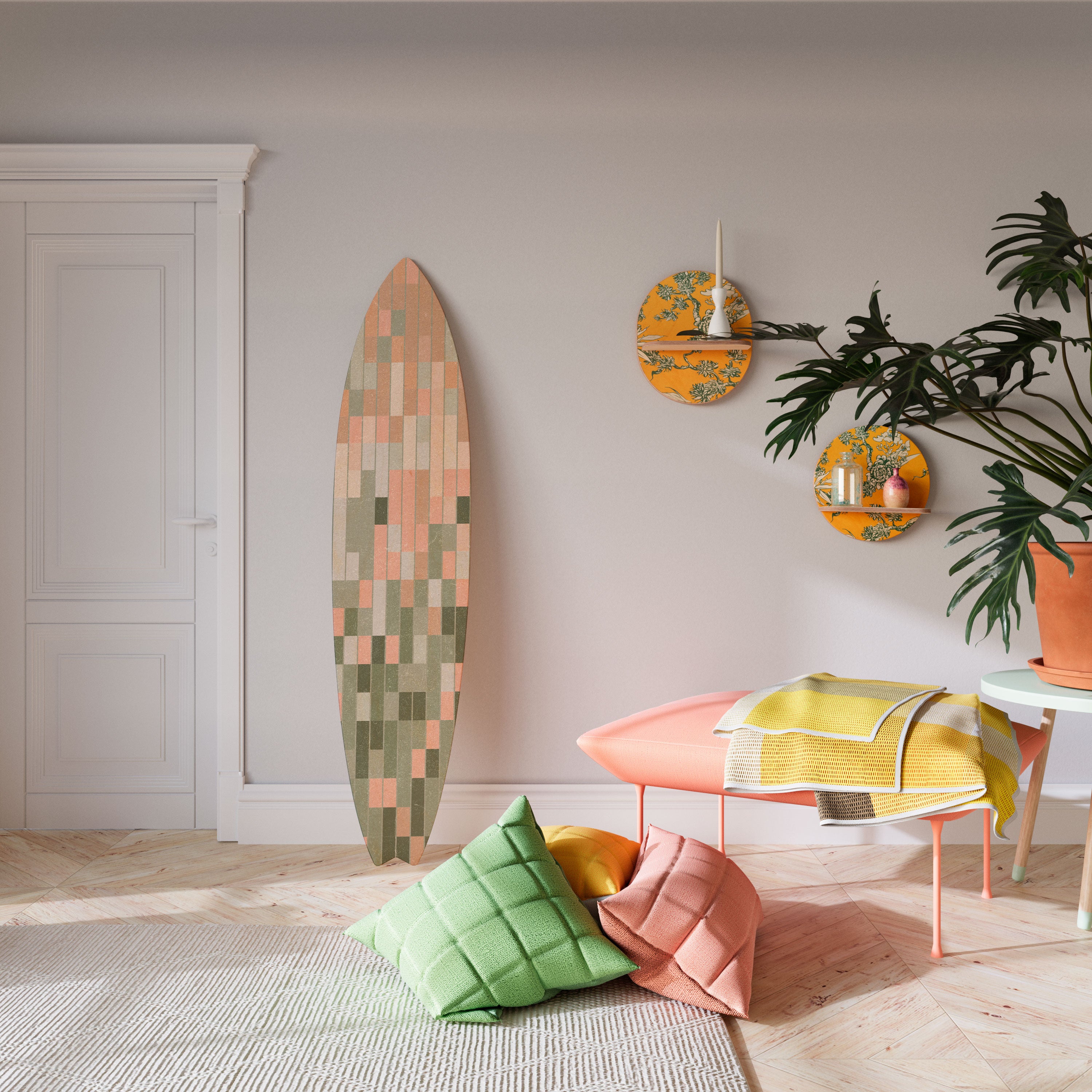 BUILDING THE FUTURE Dekoracyjna deska surfingowa