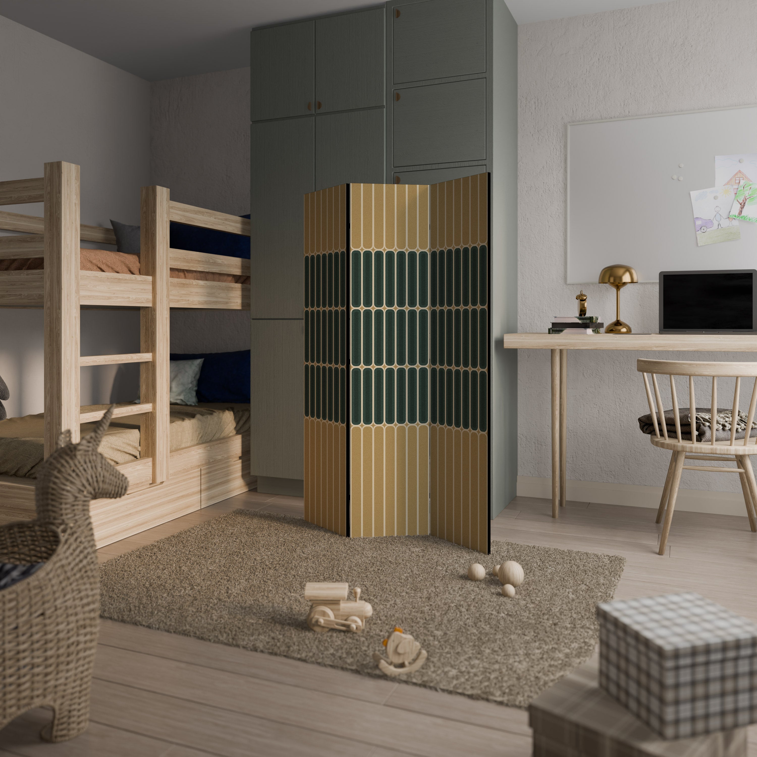 ILUSION GATE Dekoracyjny parawan 3-skrzydłowy