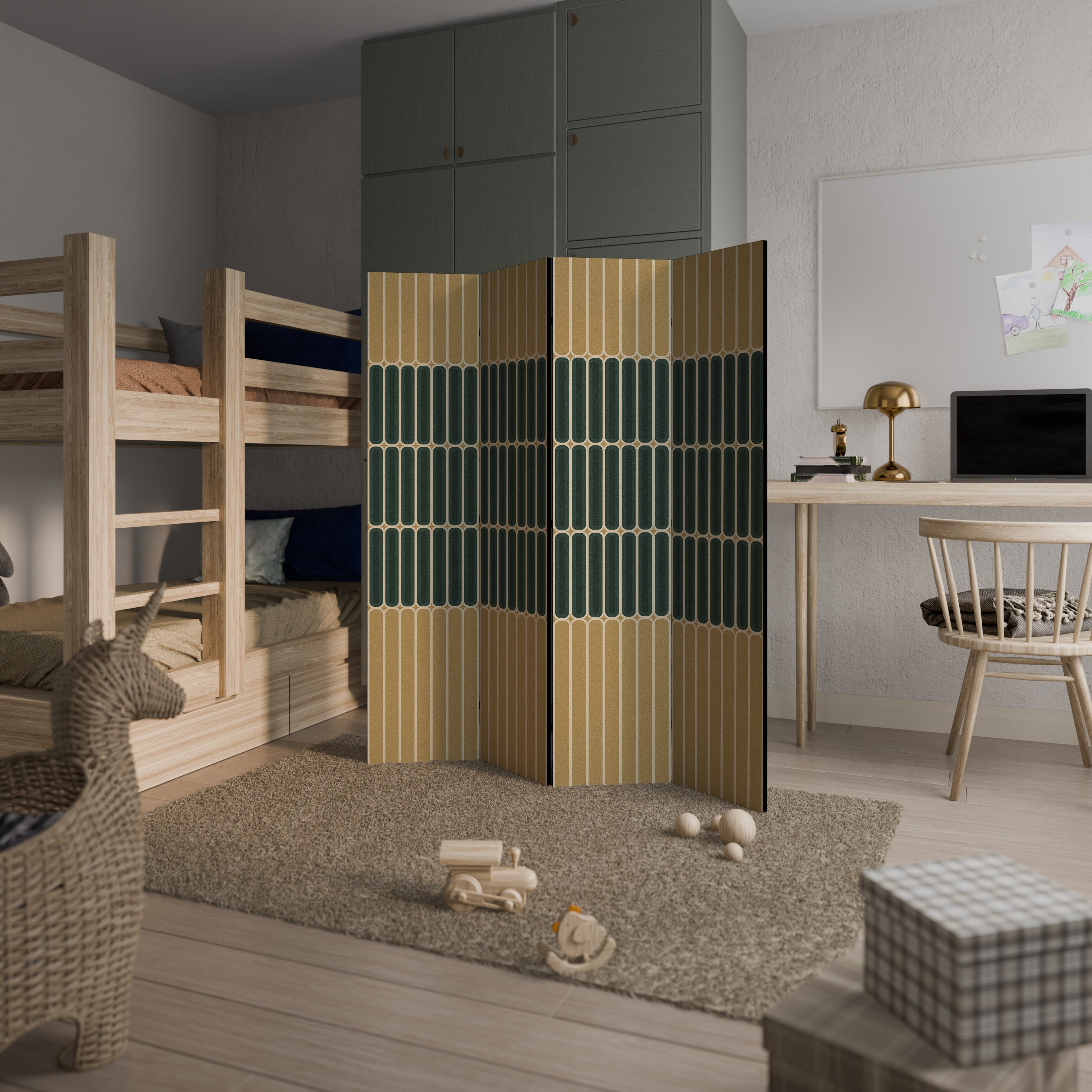 ILUSION GATE Dekoracyjny parawan 4-skrzydłowy