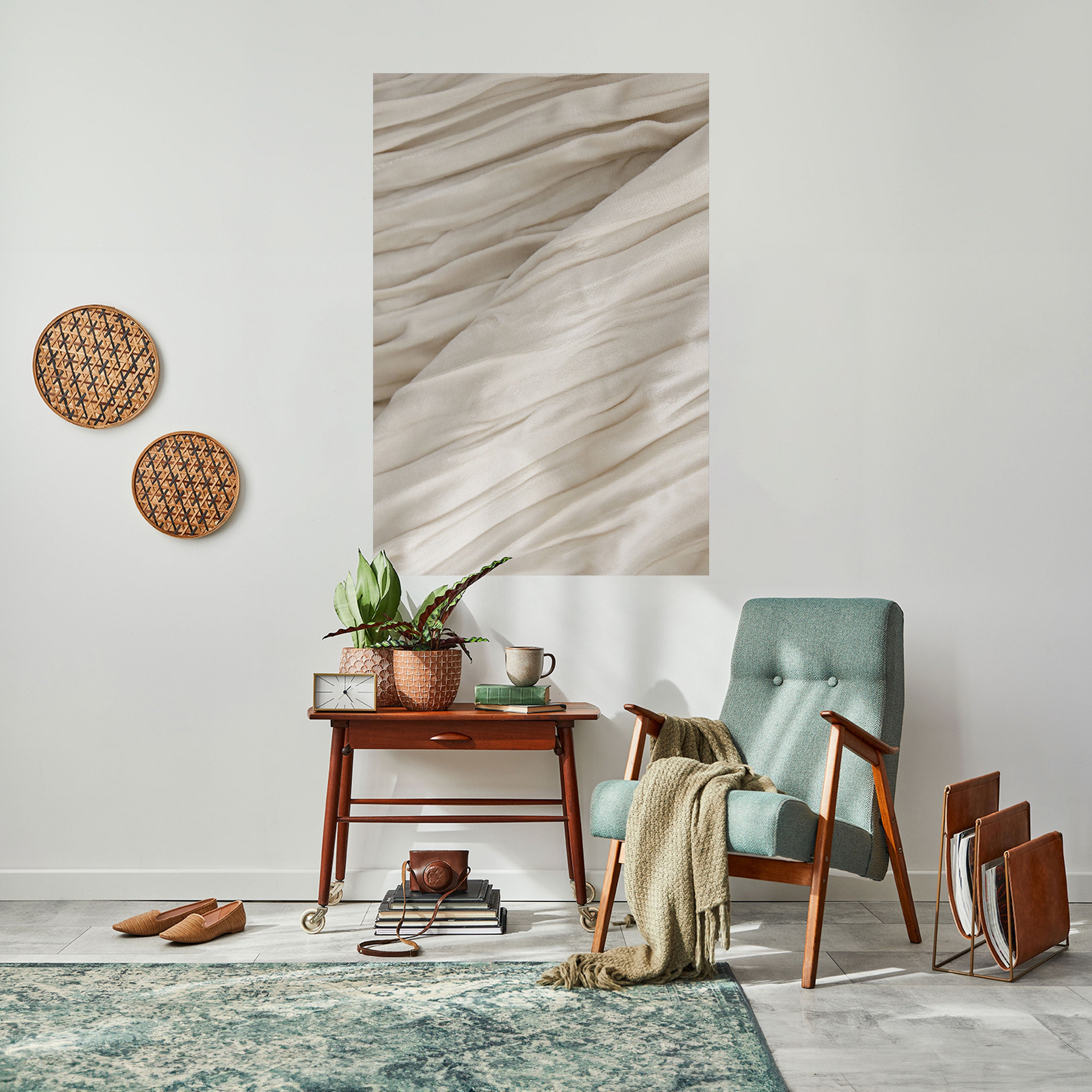 SERENE FOLDS Naklejka/Plakat pionowy