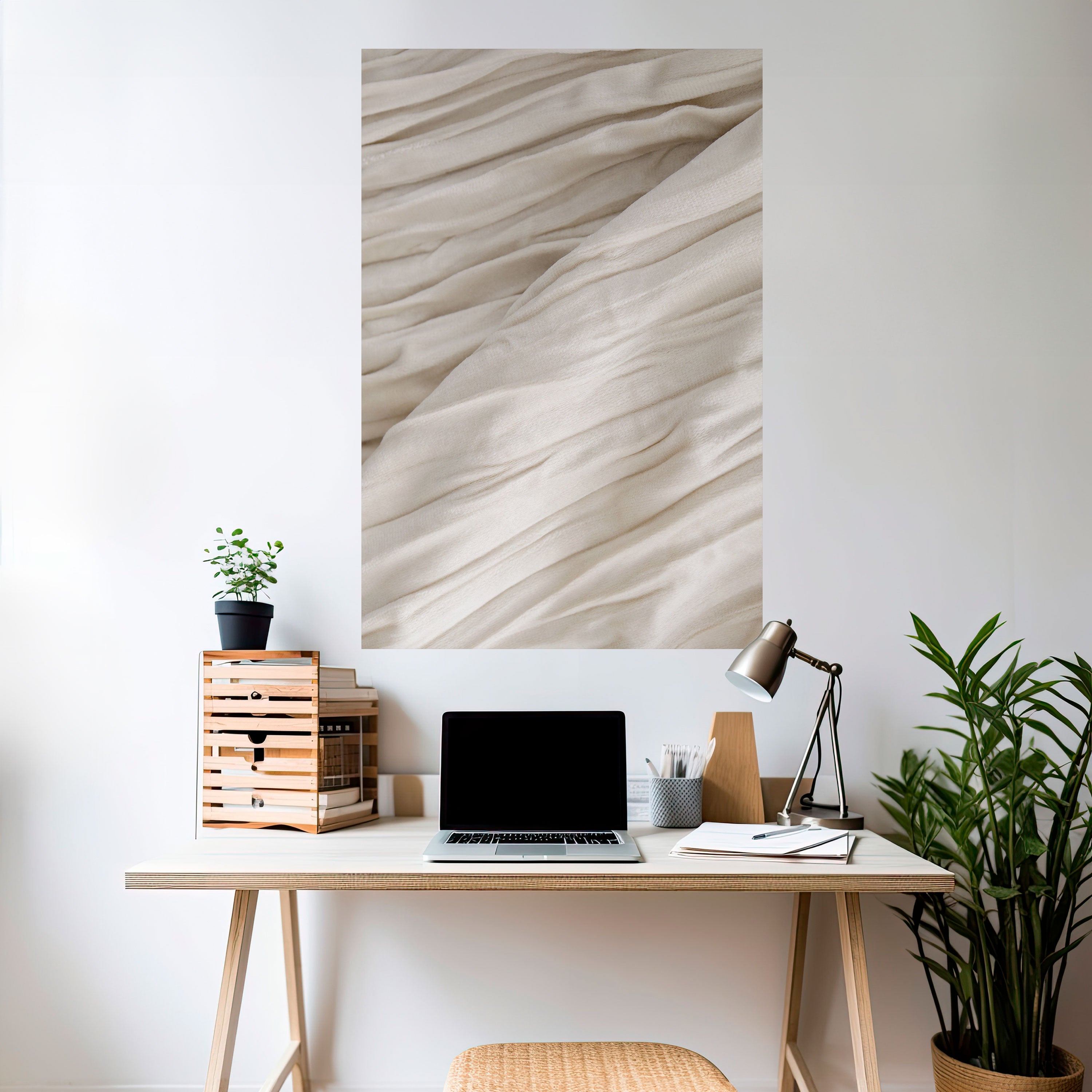 SERENE FOLDS Naklejka/Plakat pionowy