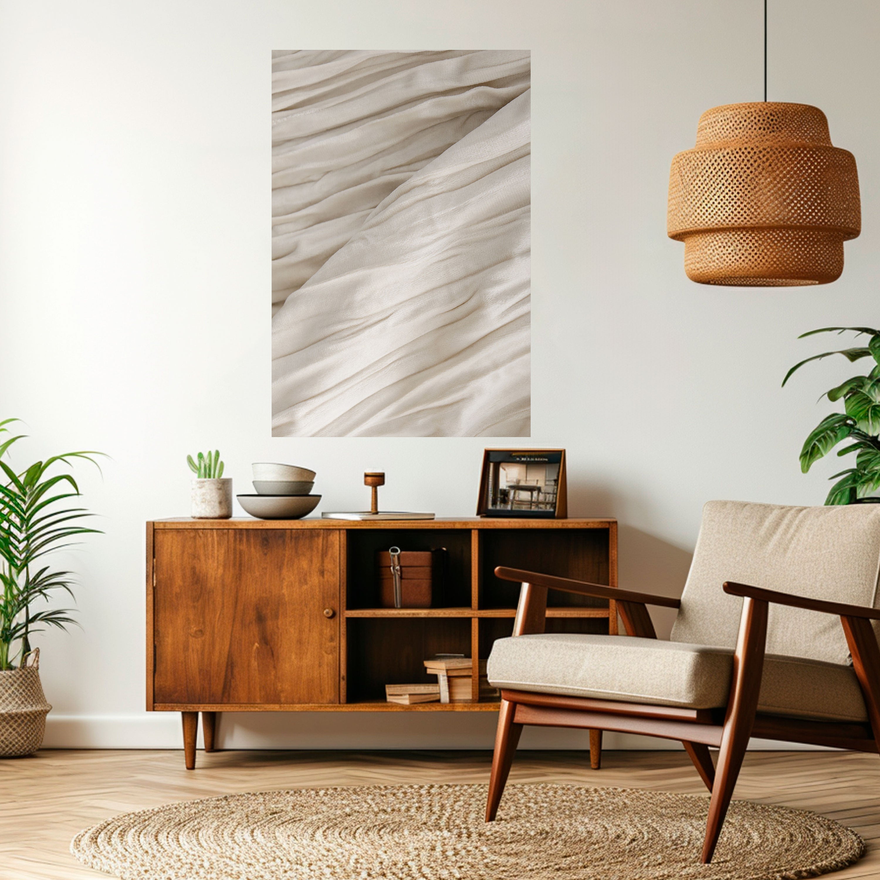 SERENE FOLDS Naklejka/Plakat pionowy