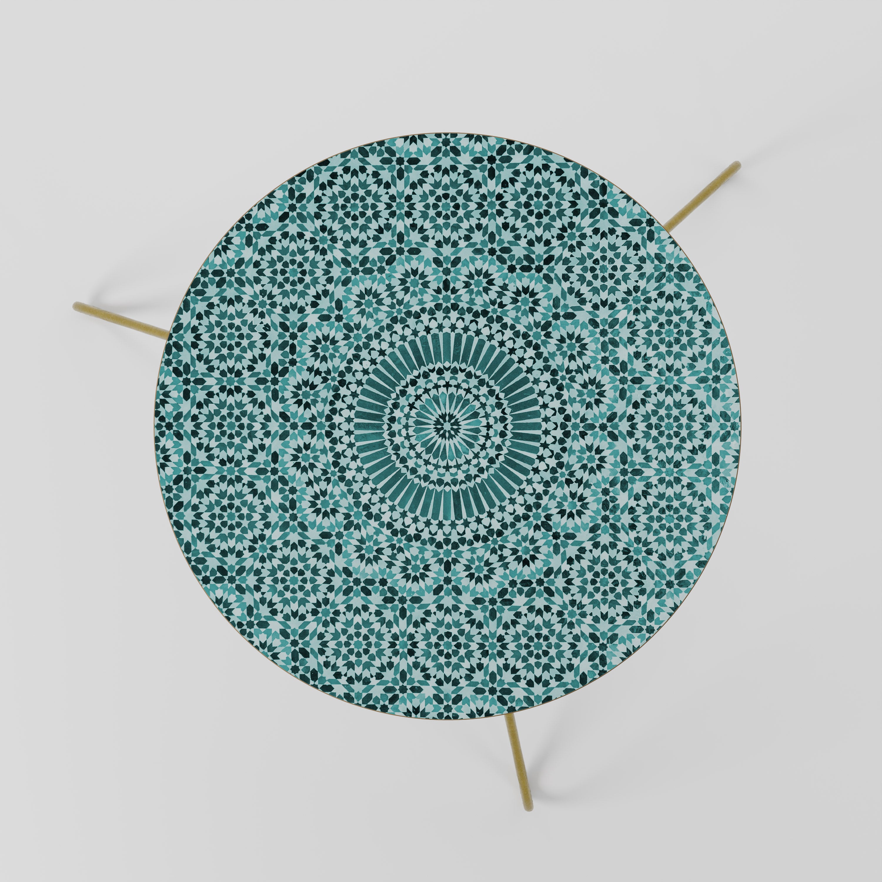 MOROCCAN TURQUOISE Stolik kawowy mały