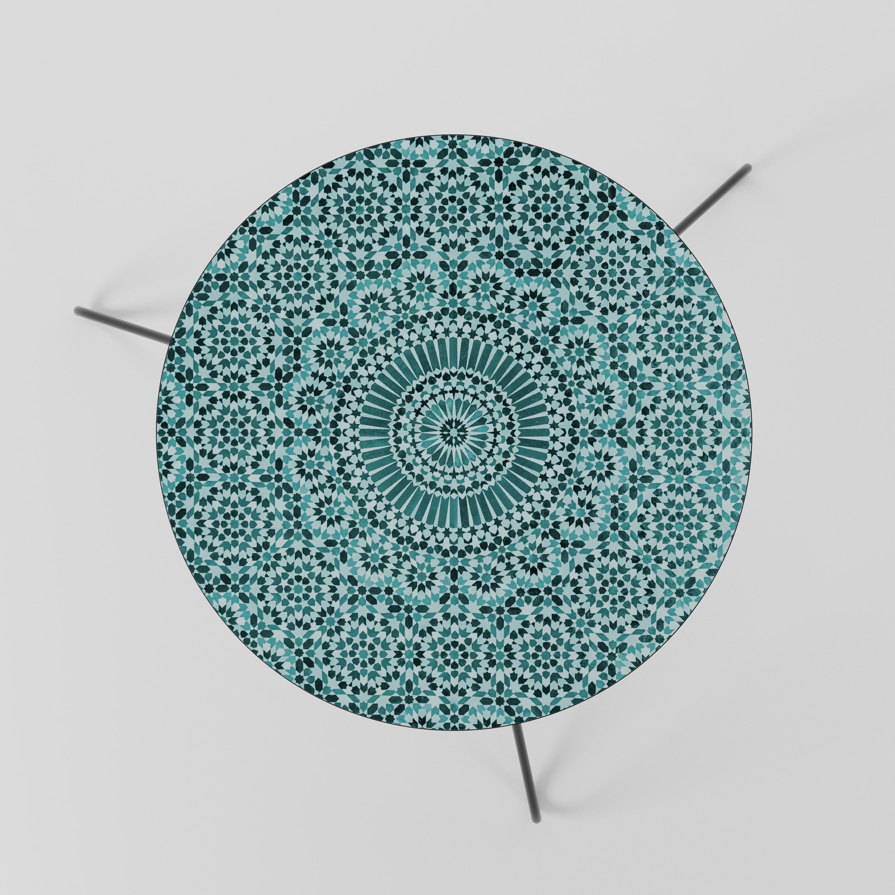 MOROCCAN TURQUOISE Stolik kawowy mały