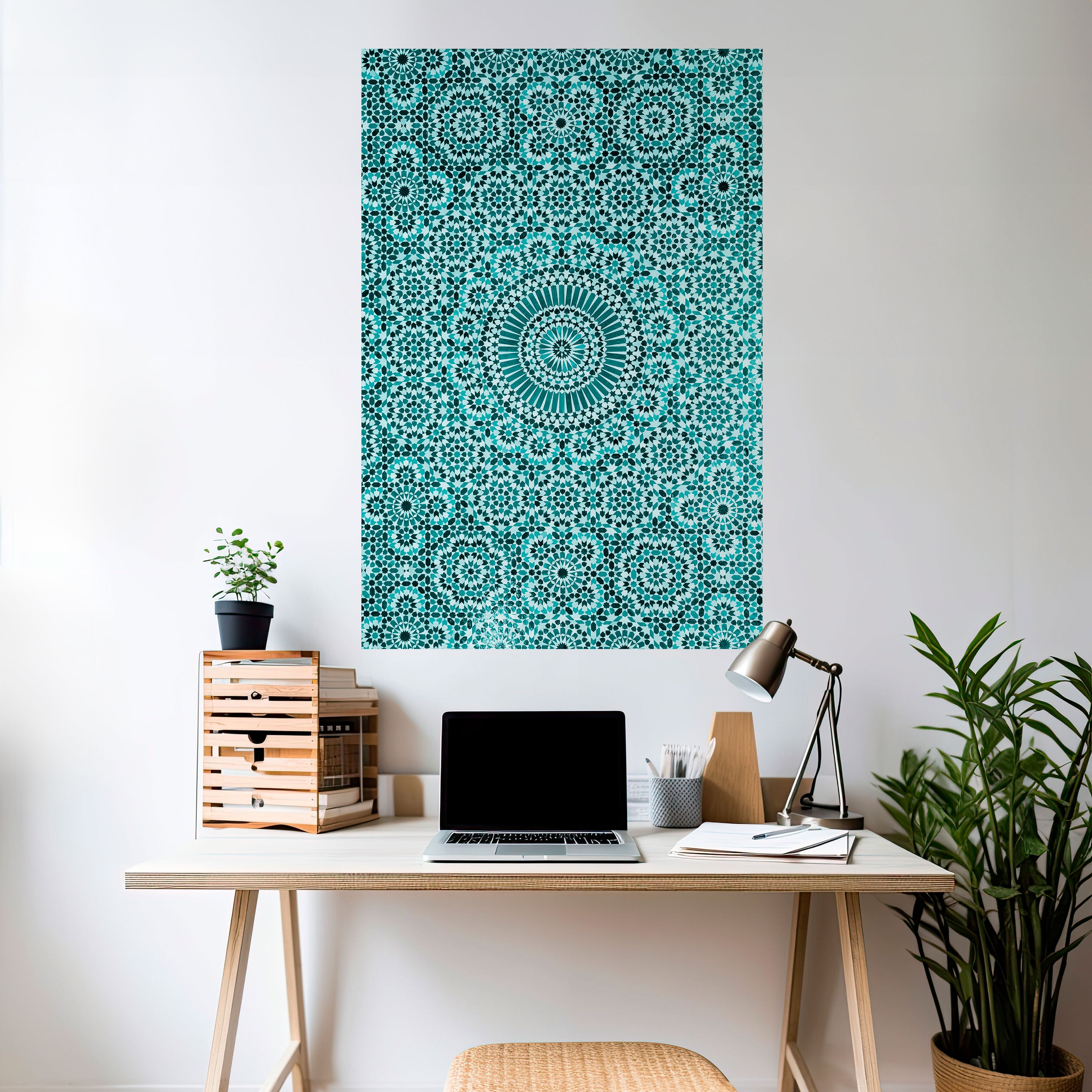 MOROCCAN TURQUOISE Naklejka/Plakat pionowy