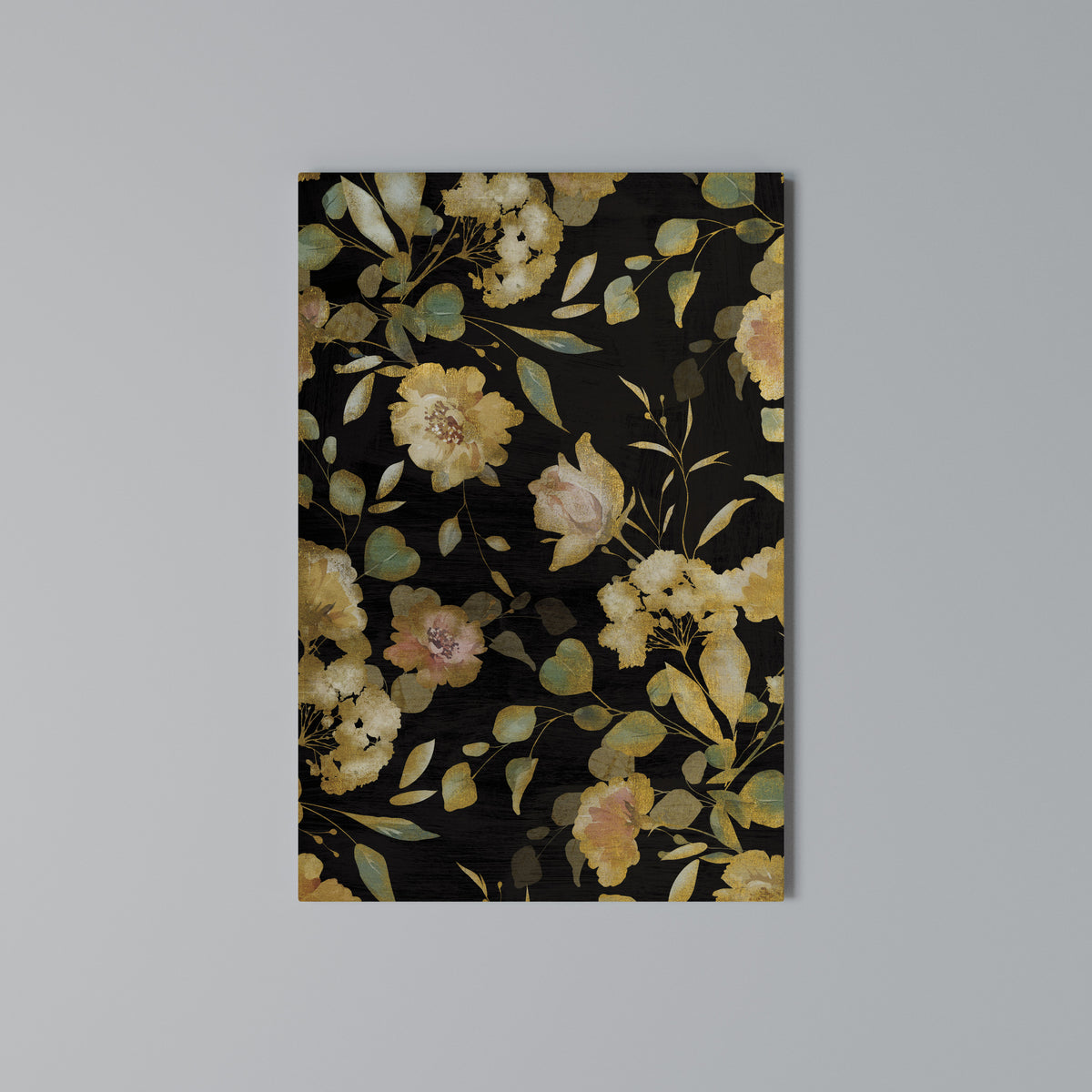 MODEST FLORAL Pionowy obraz na płótnie