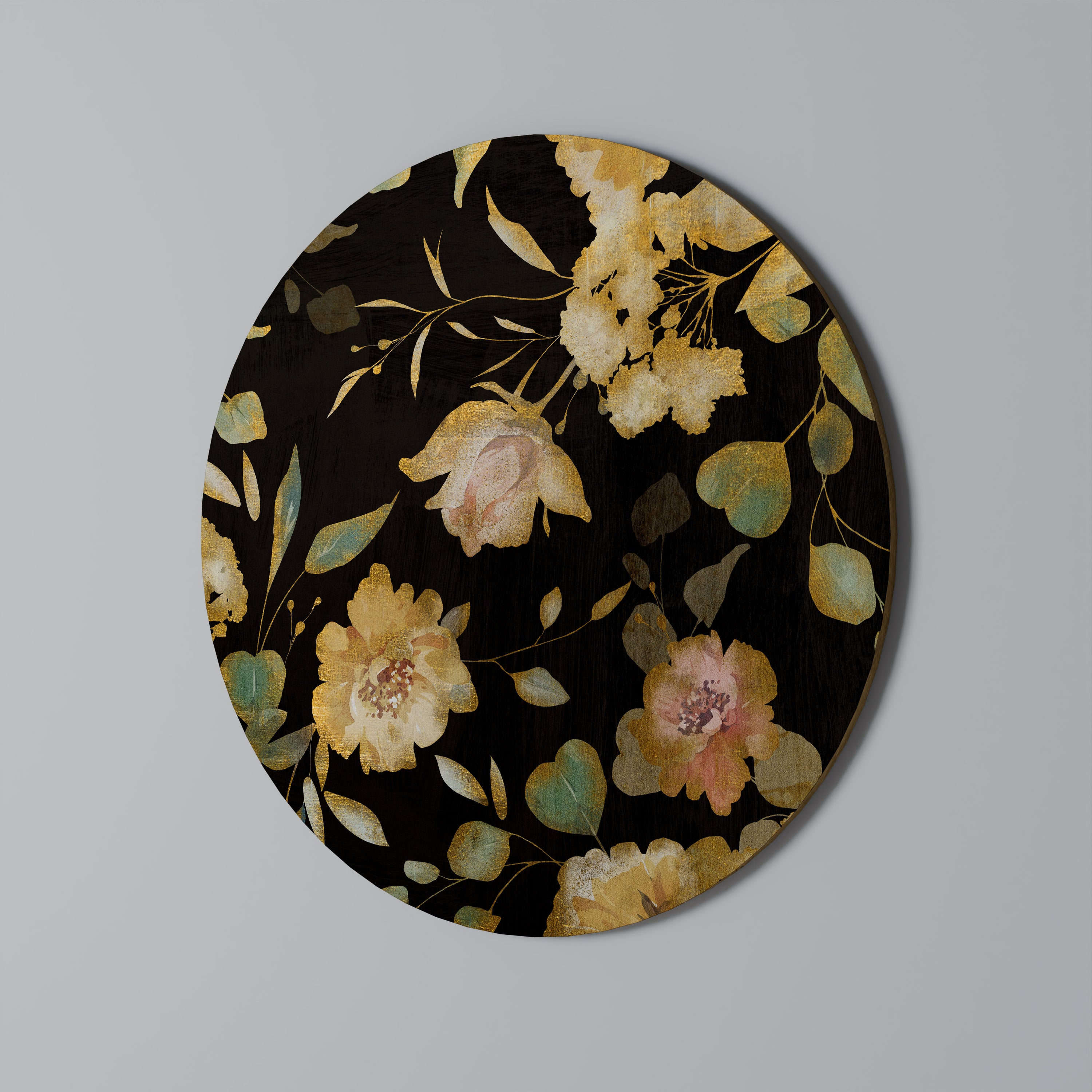 MODEST FLORAL Obraz okrągły