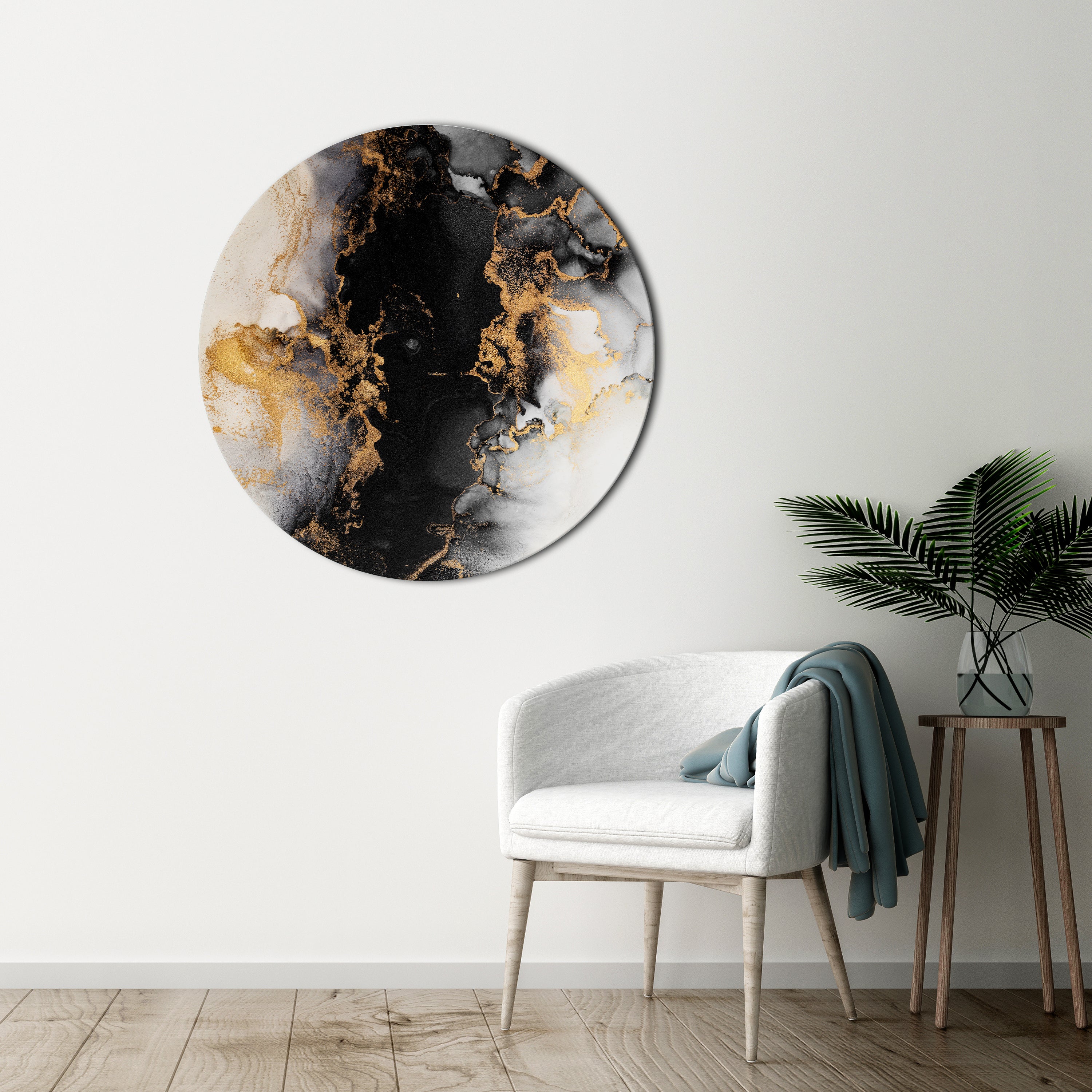 MARBLE OF TOMMORROW Obraz okrągły