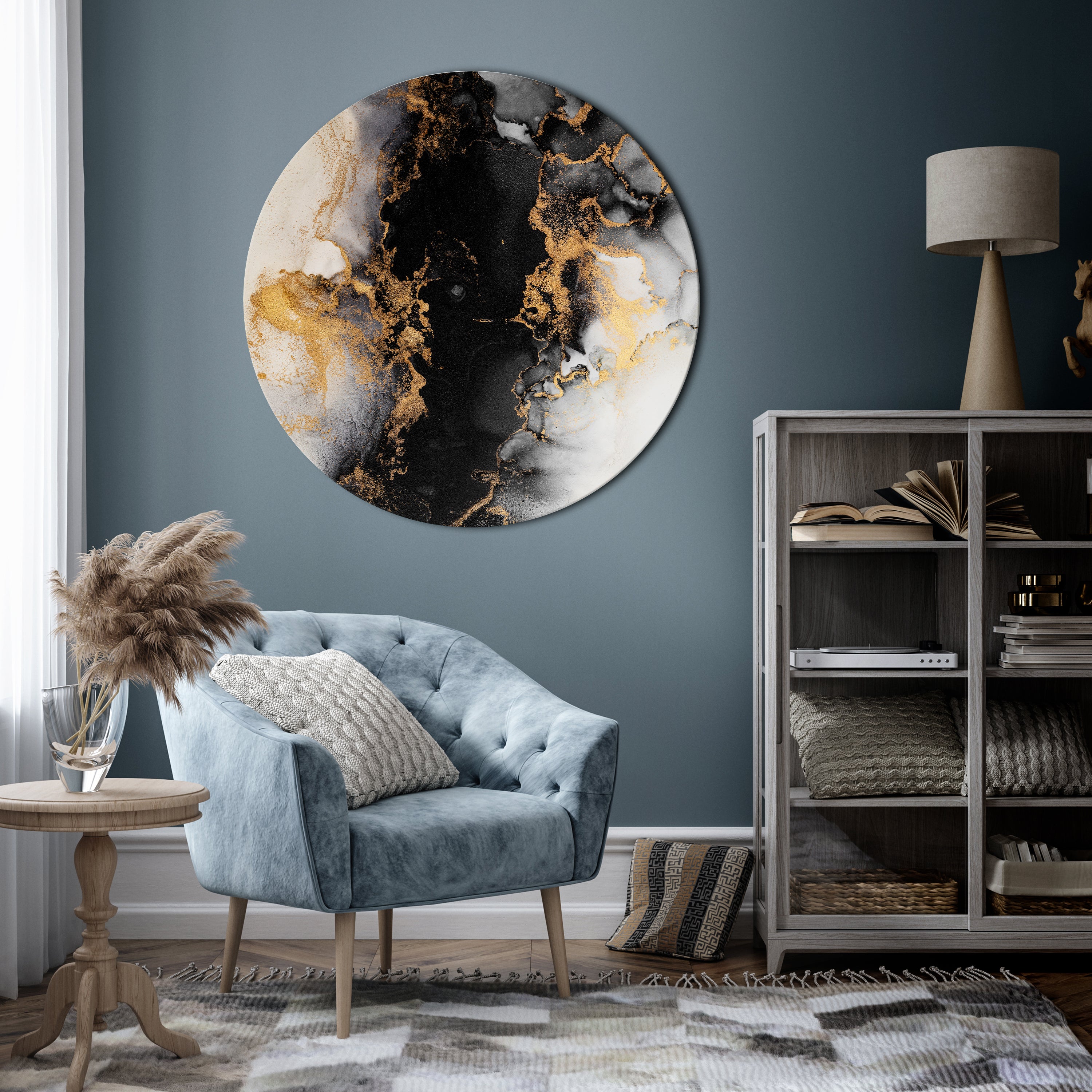 MARBLE OF TOMMORROW Obraz okrągły