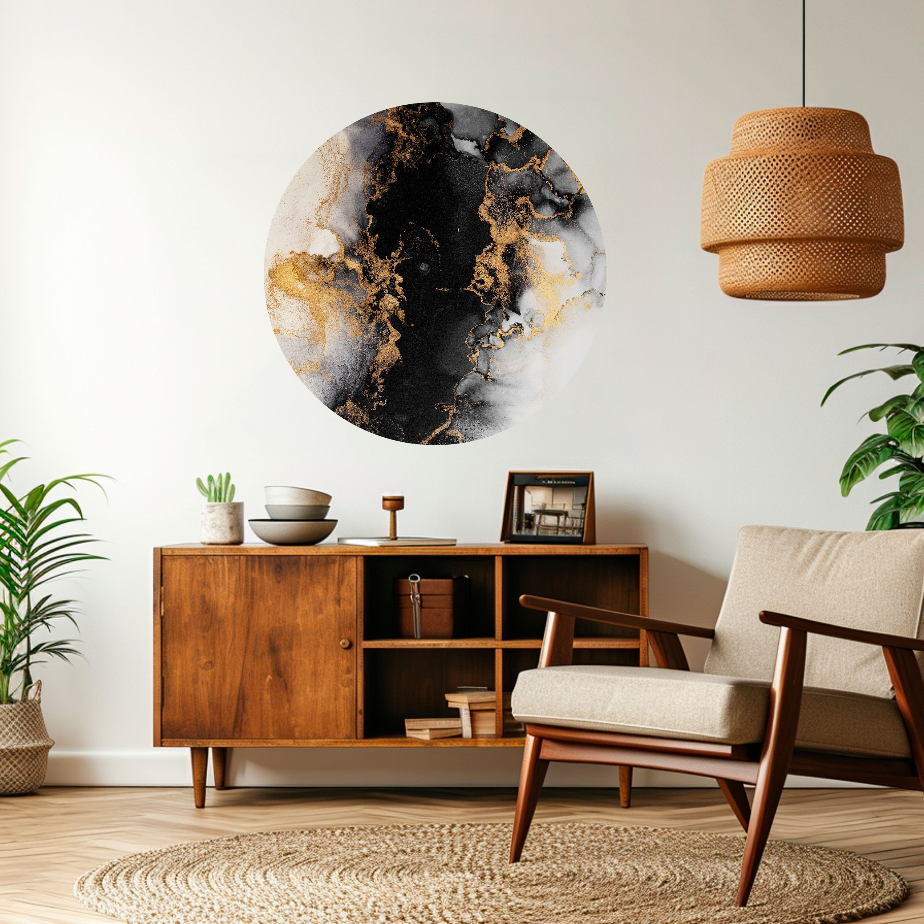 MARBLE OF TOMMORROW Naklejka okrągła