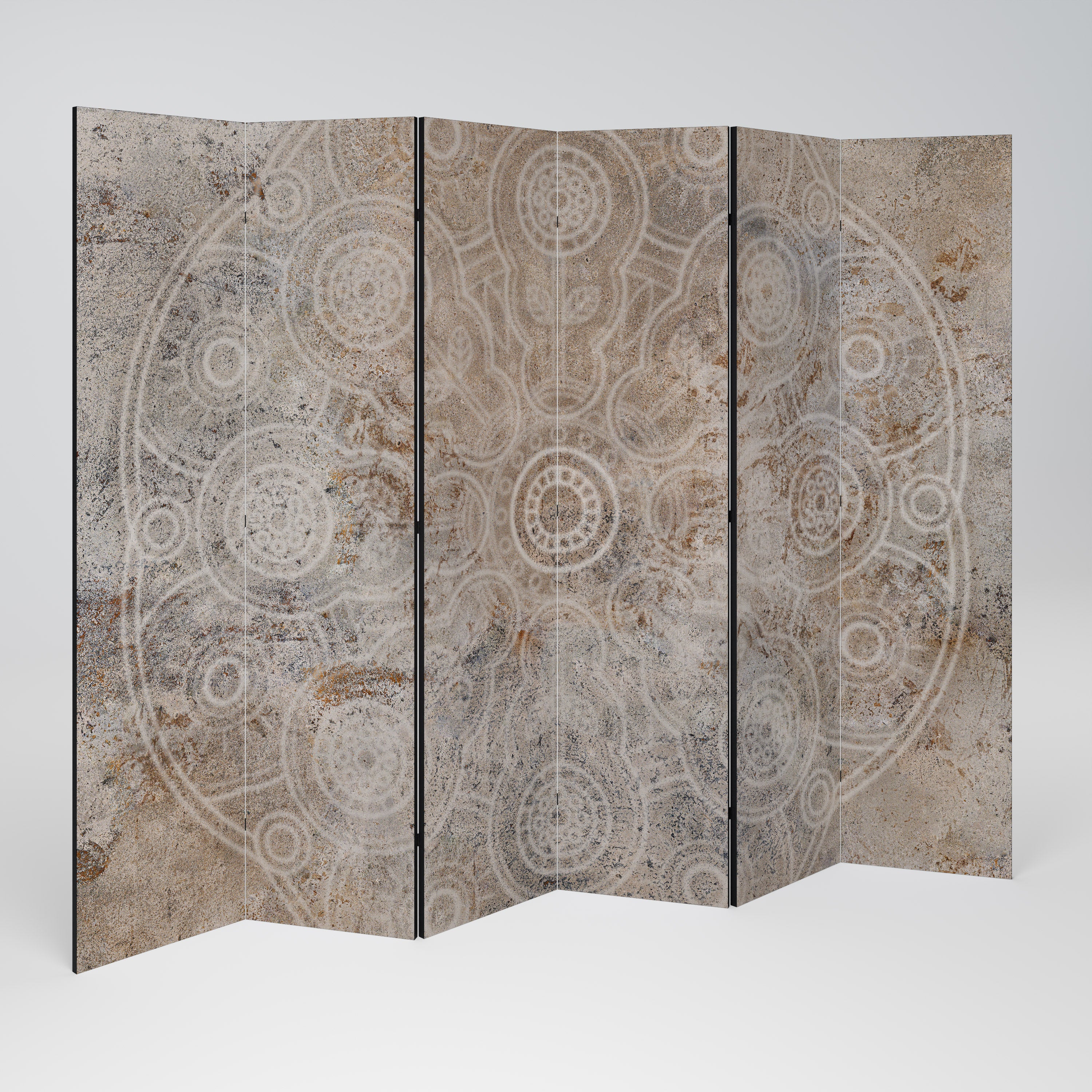 ENIGMATIC PATTERNS Dekoracyjny parawan 6-skrzydłowy