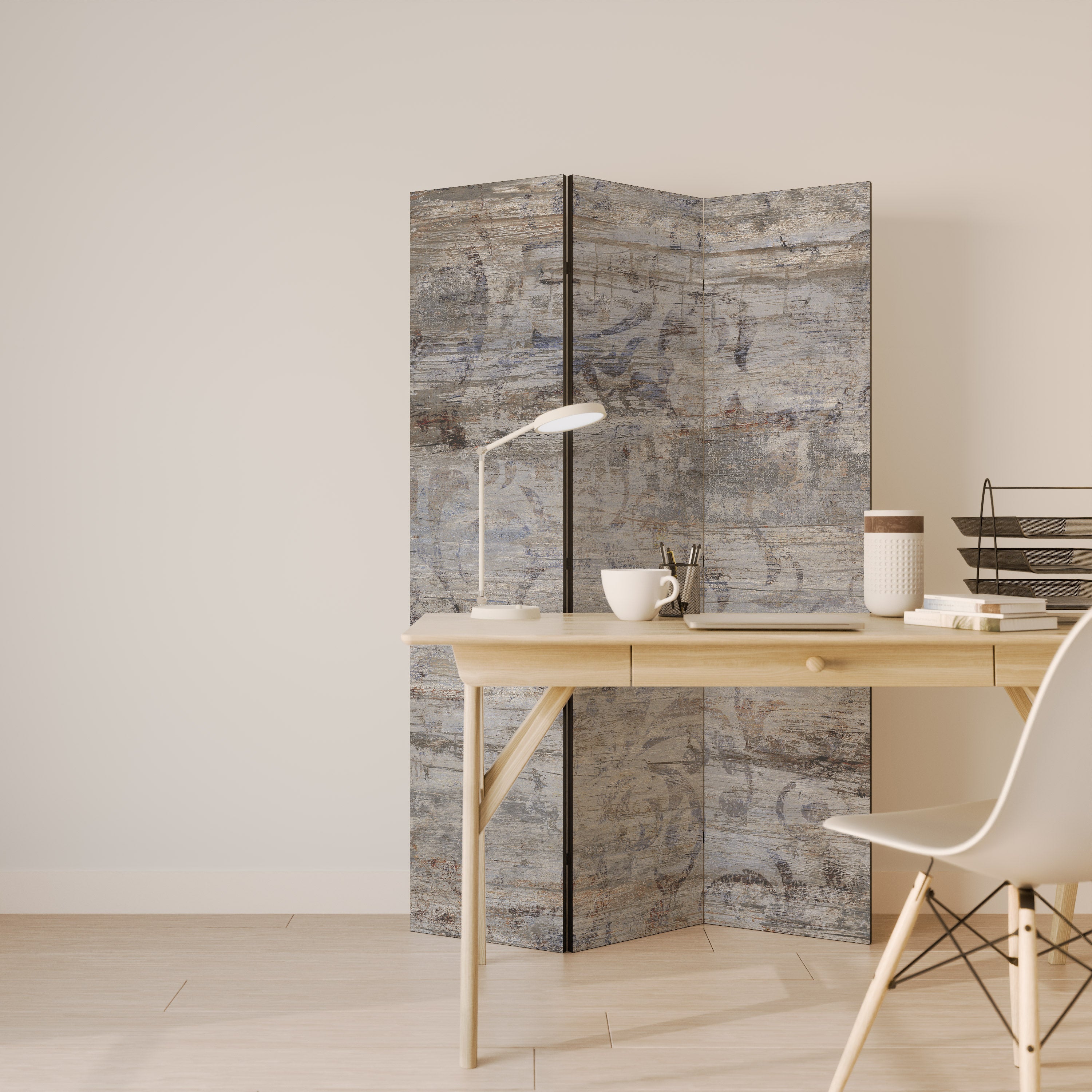 MYSTIC PATINA Dekoracyjny parawan 3-skrzydłowy