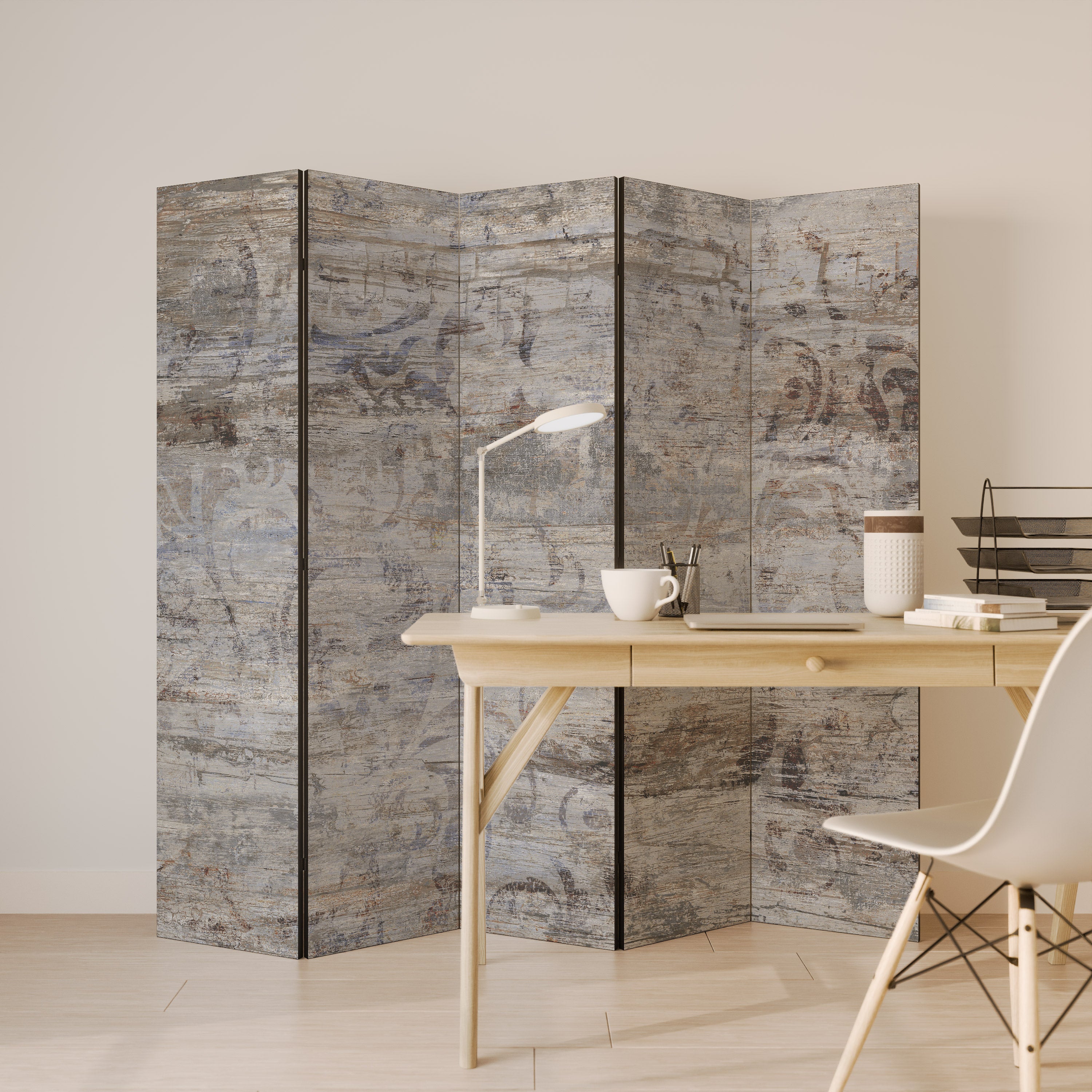 MYSTIC PATINA Dekoracyjny parawan 5-skrzydłowy