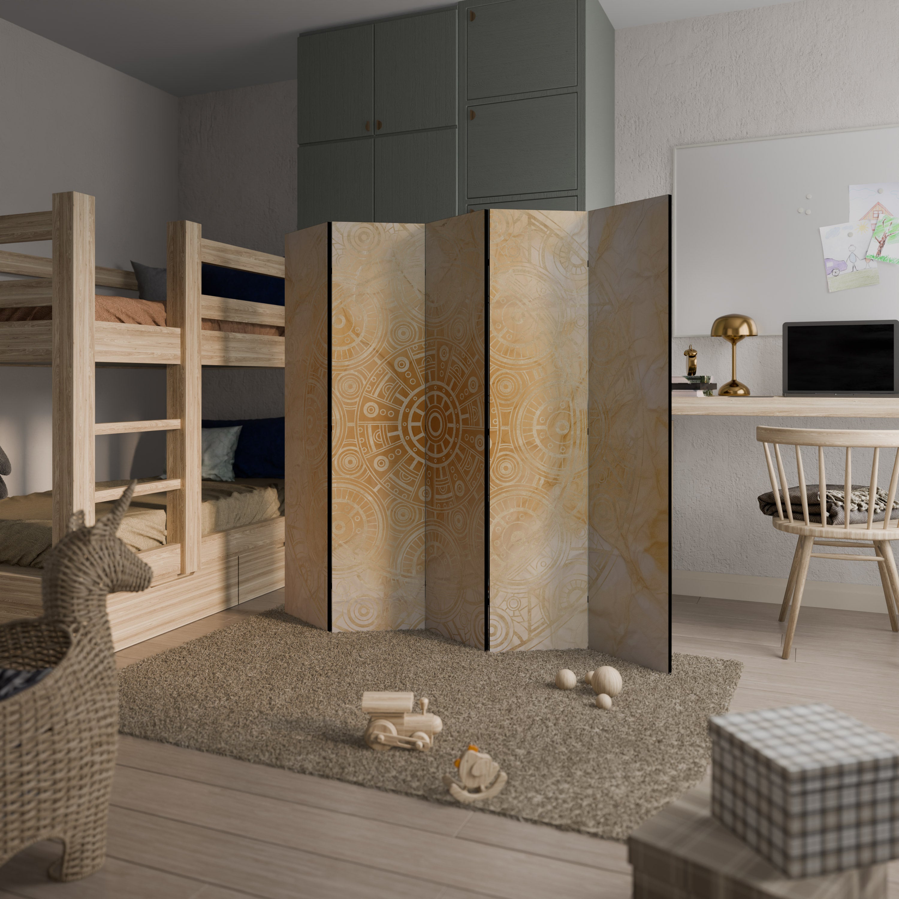 UNTOLD MYSTERIES Dekoracyjny parawan 5-skrzydłowy