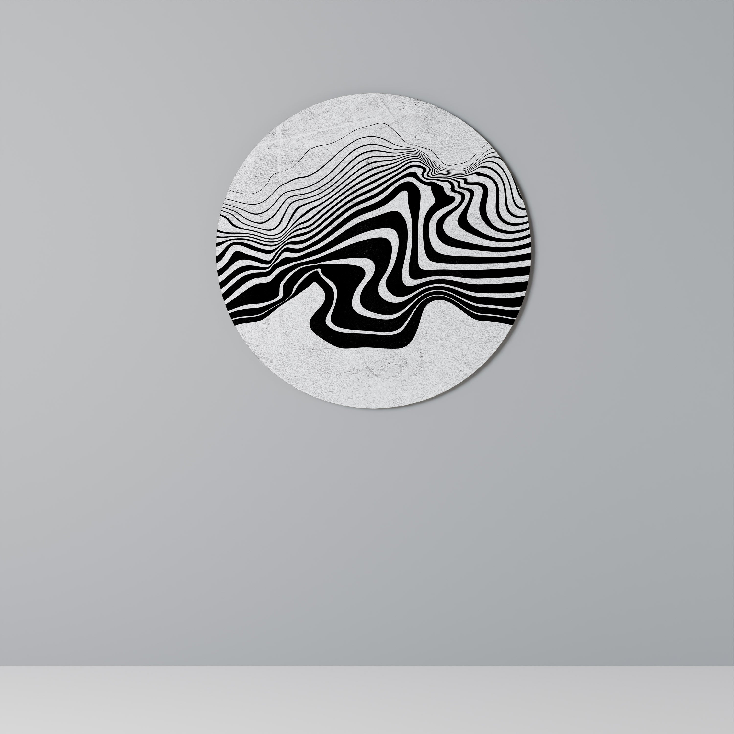 MONOCHROME MIRAGE Obraz okrągły