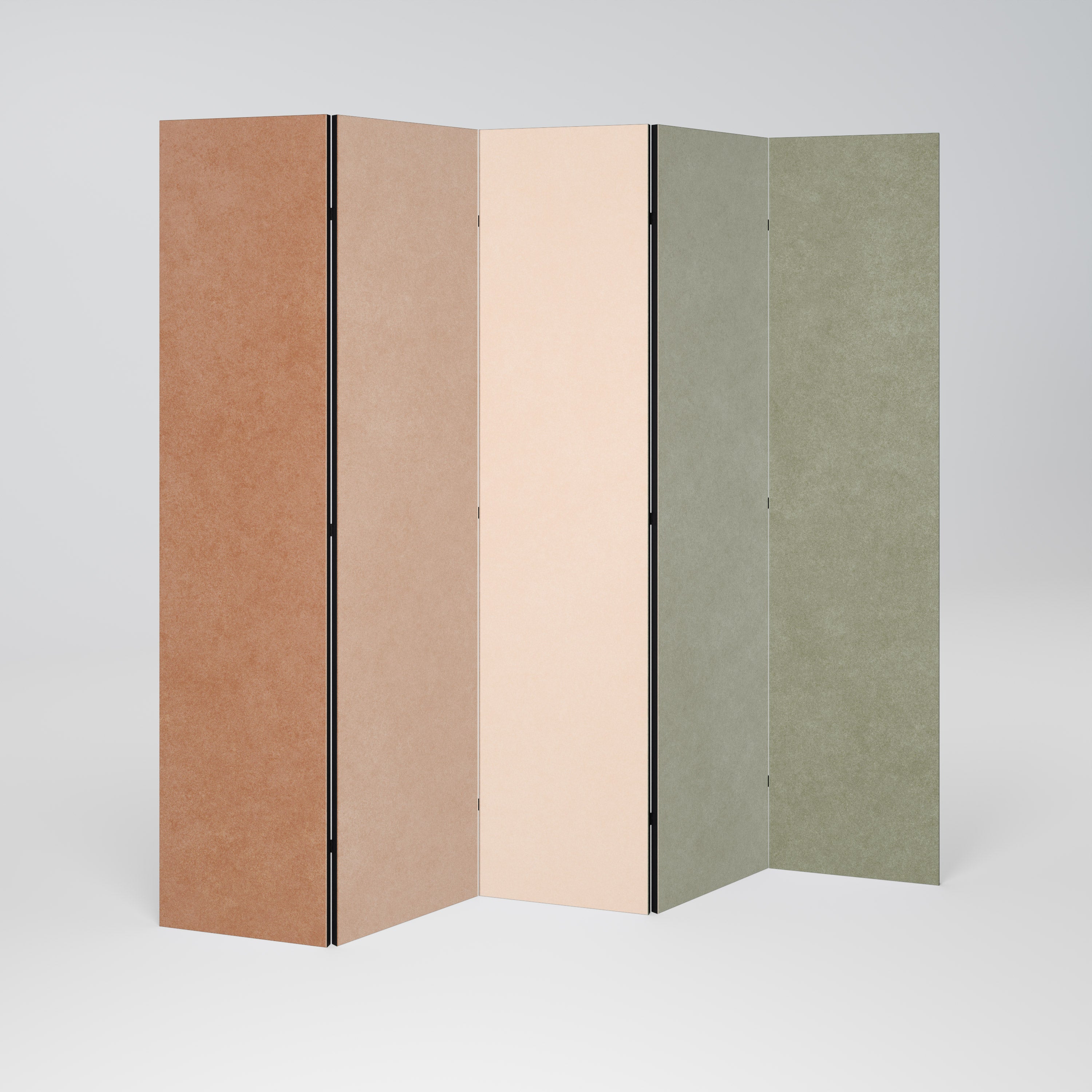 GANGNAM AVOCADO Dekoracyjny parawan 5-skrzydłowy