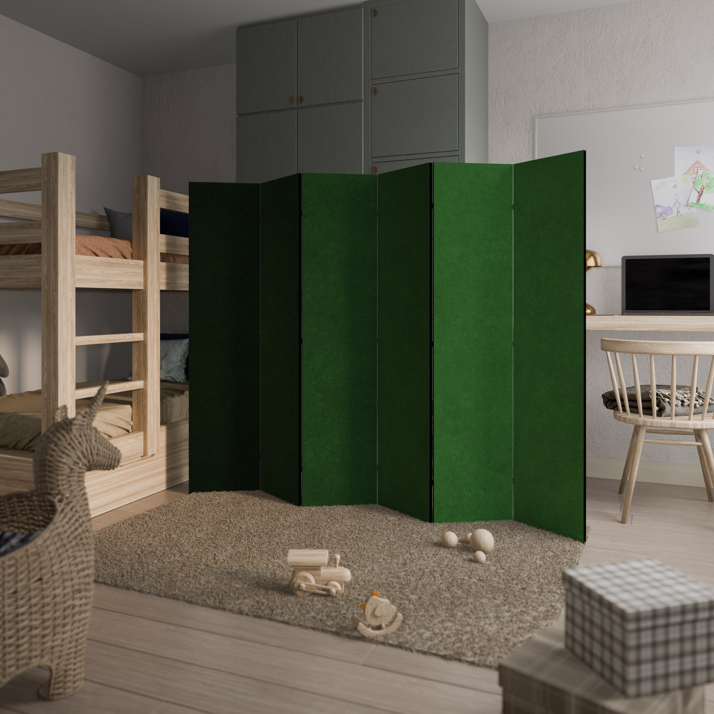 GREEN YOURSELF Dekoracyjny parawan 6-skrzydłowy