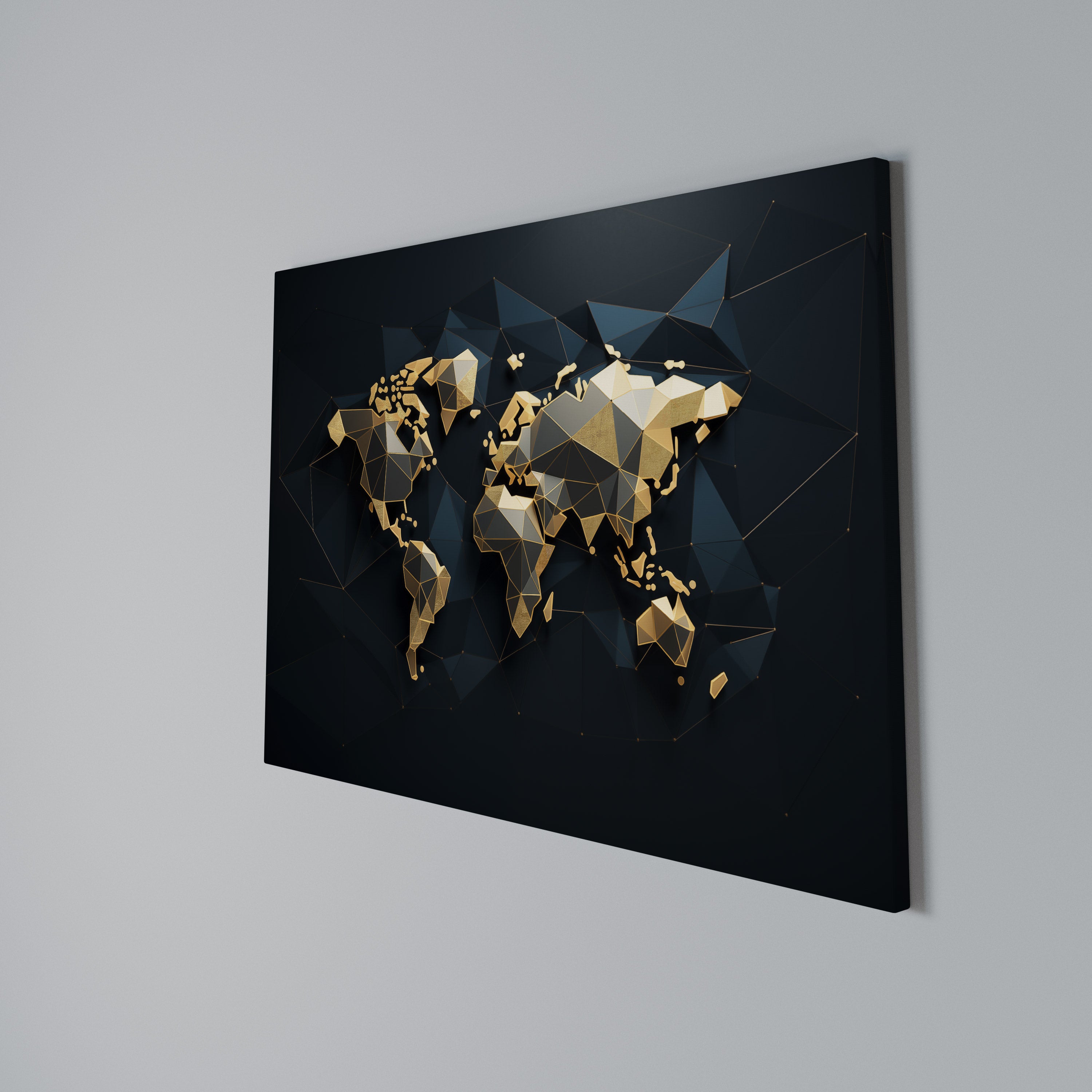 SHIMMERING WORLD SYMMETRY Poziomy obraz na płótnie