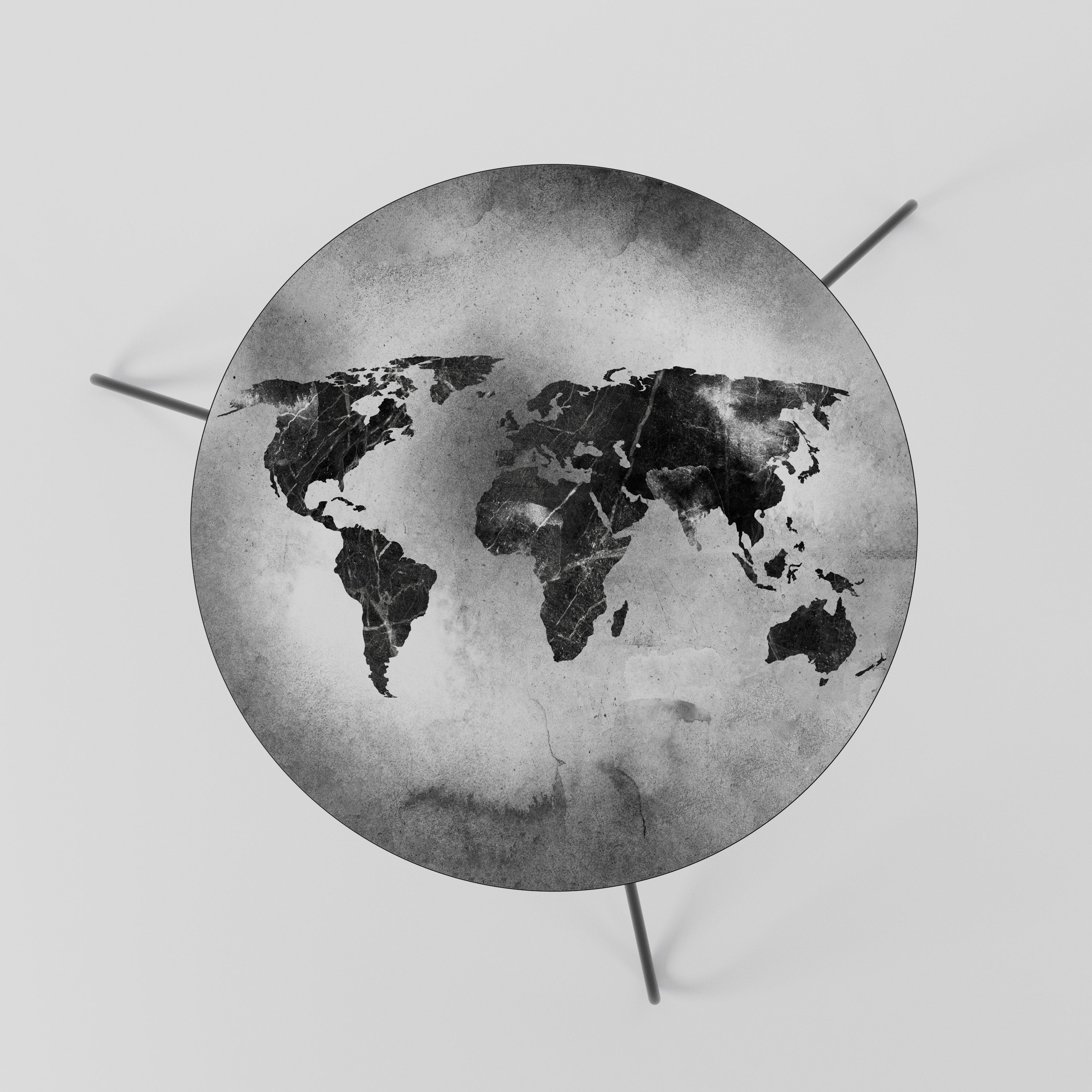 SHADOWED CONTINENTS Stolik kawowy mały