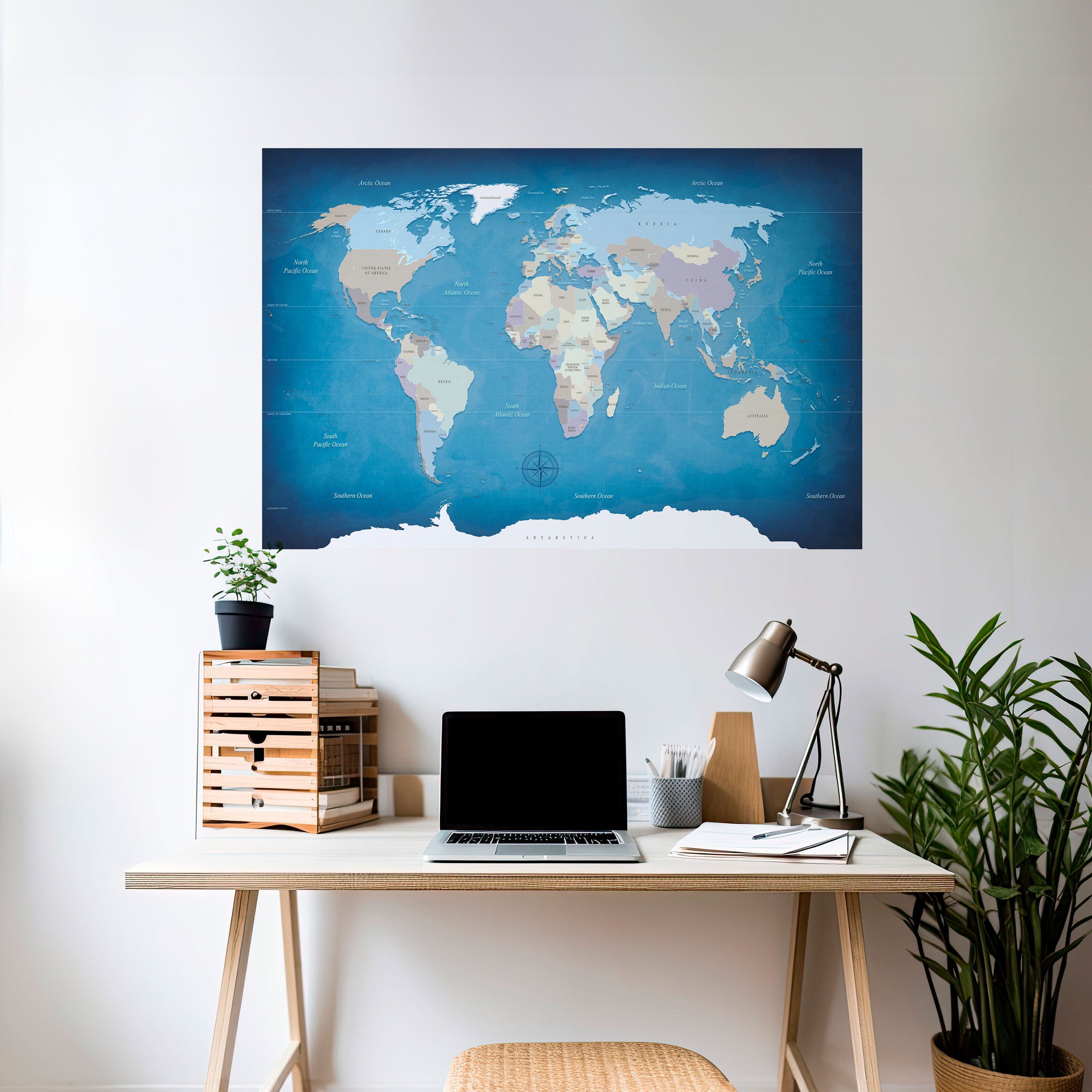 MAP OF DISCOVERY Naklejka/Plakat poziomy