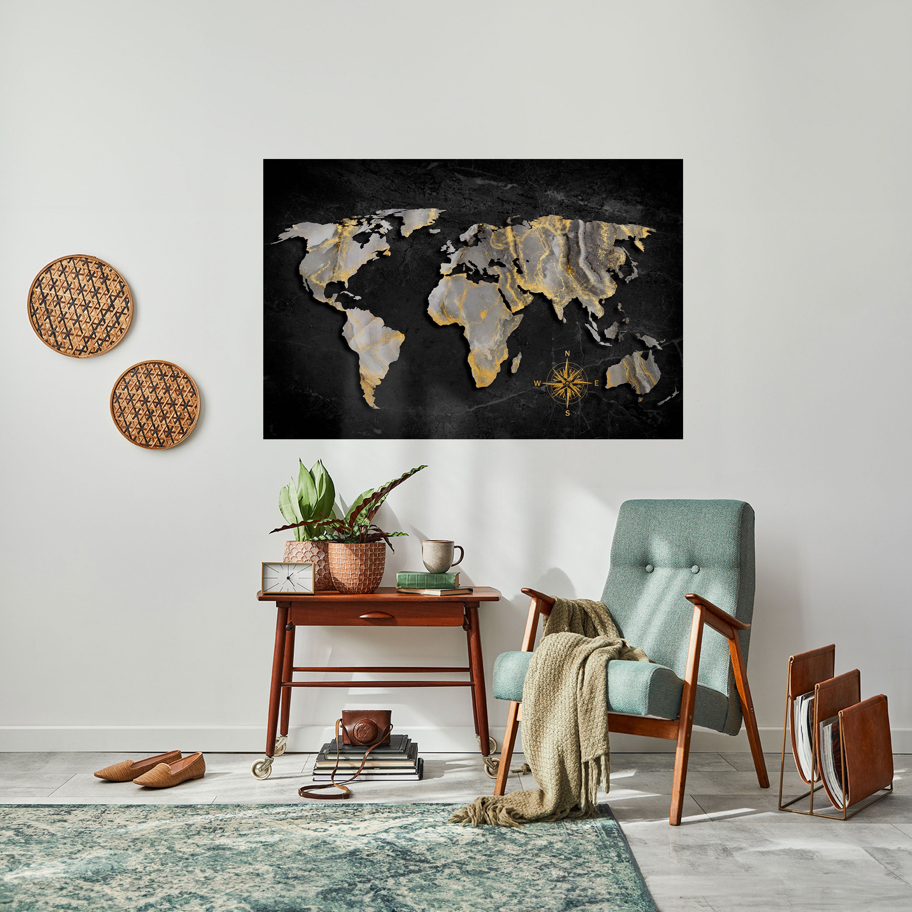 ELEGANT WORLDWIDE Naklejka/Plakat poziomy