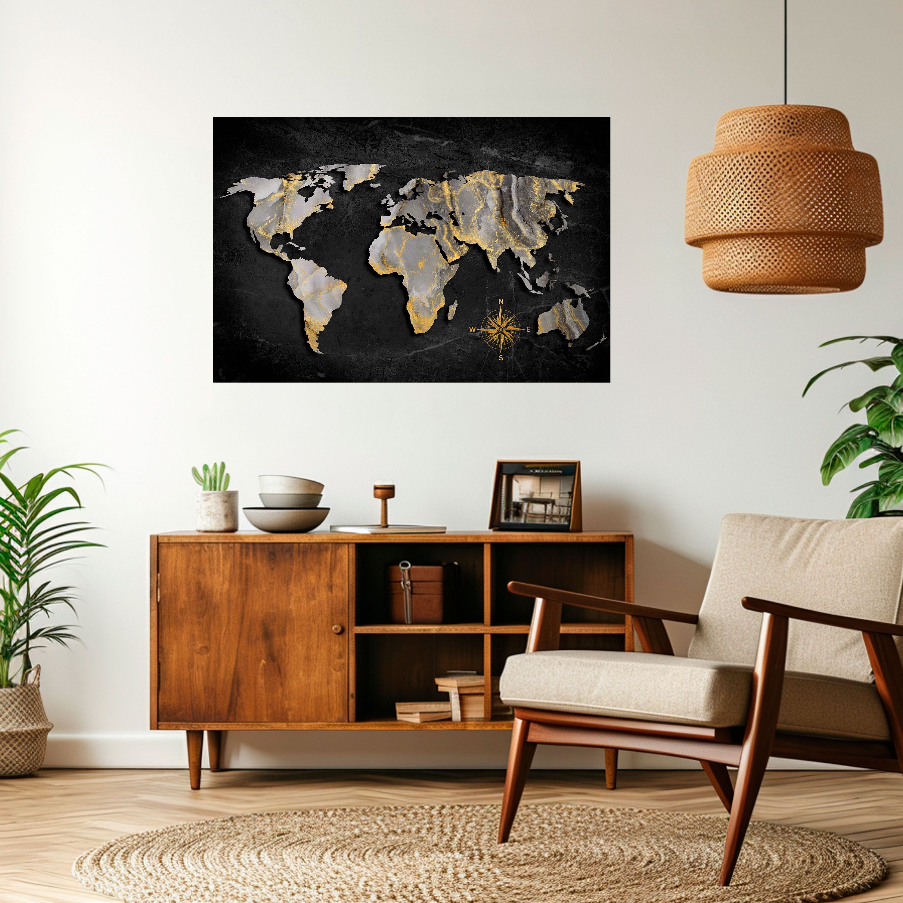 ELEGANT WORLDWIDE Naklejka/Plakat poziomy