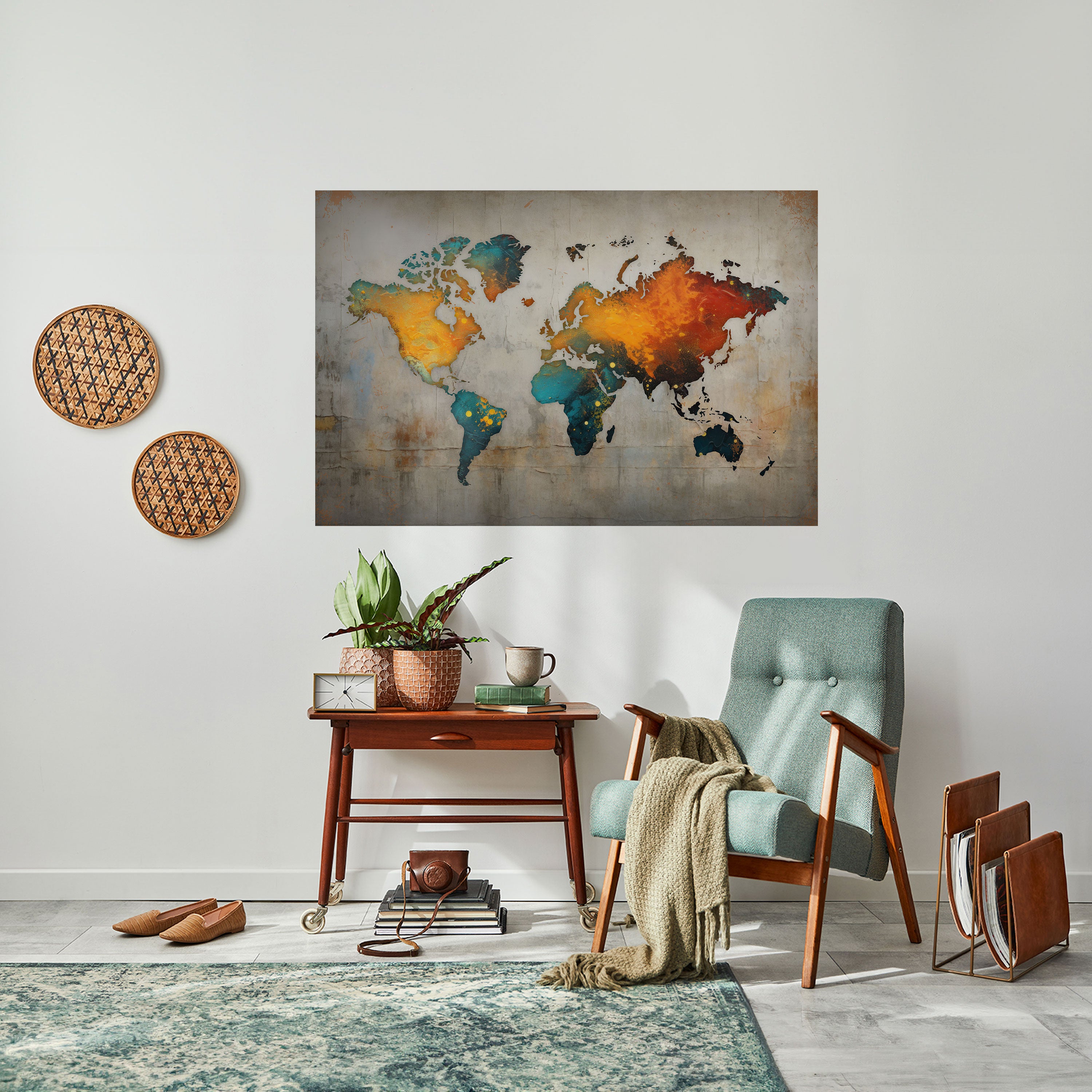 GLOBAL HUES EXPLORED Naklejka/Plakat poziomy