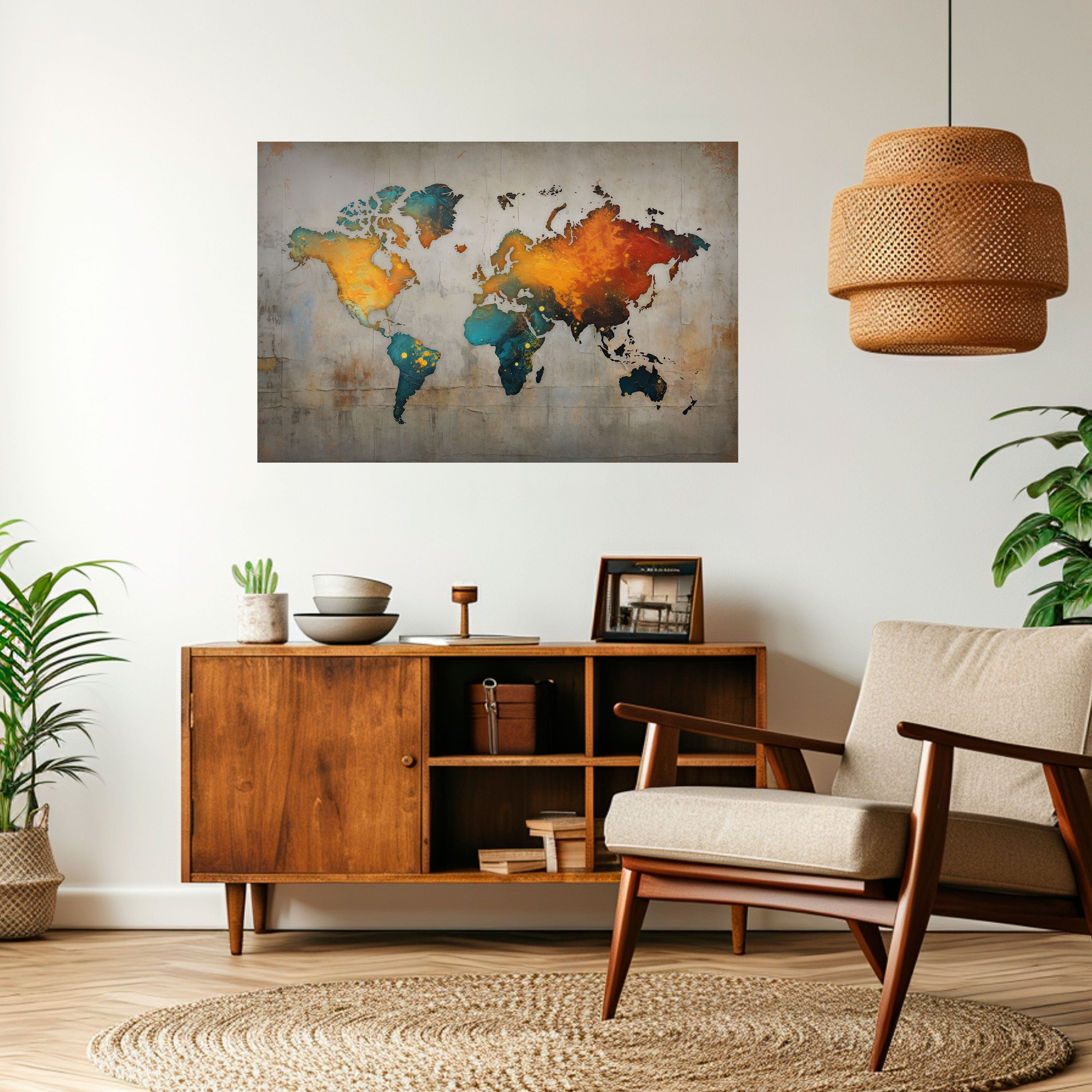 GLOBAL HUES EXPLORED Naklejka/Plakat poziomy