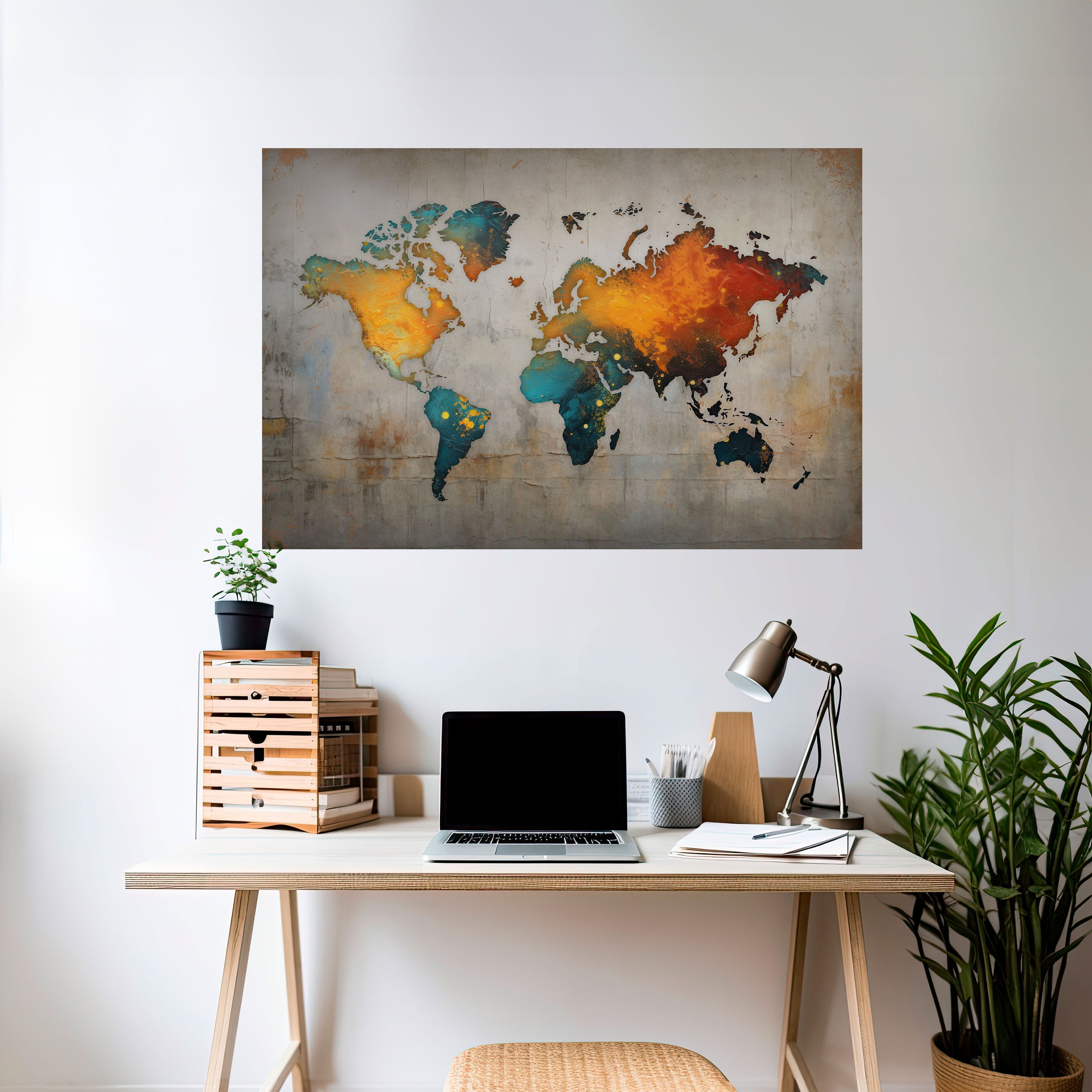 GLOBAL HUES EXPLORED Naklejka/Plakat poziomy