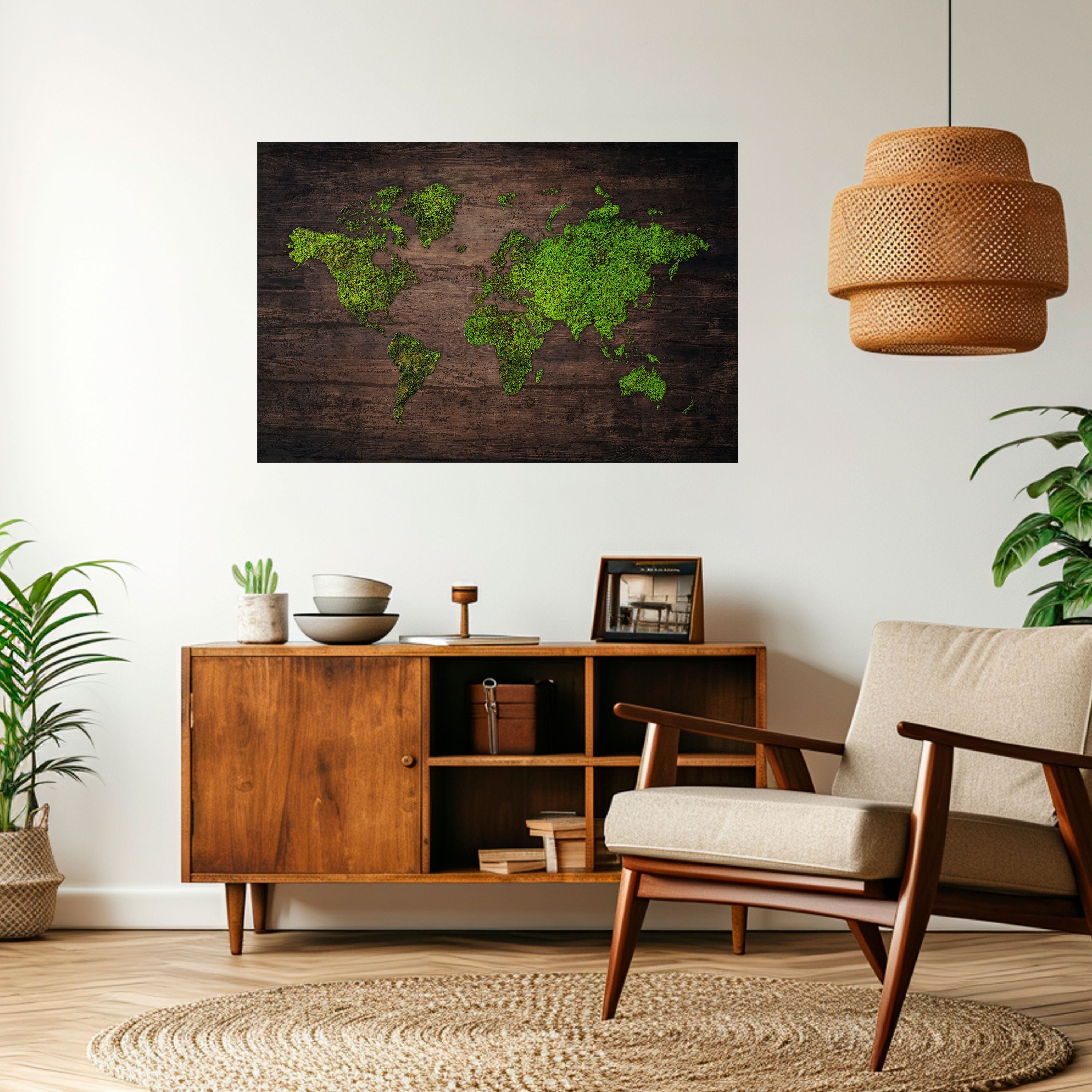 GREEN EARTH VISION Naklejka/Plakat poziomy