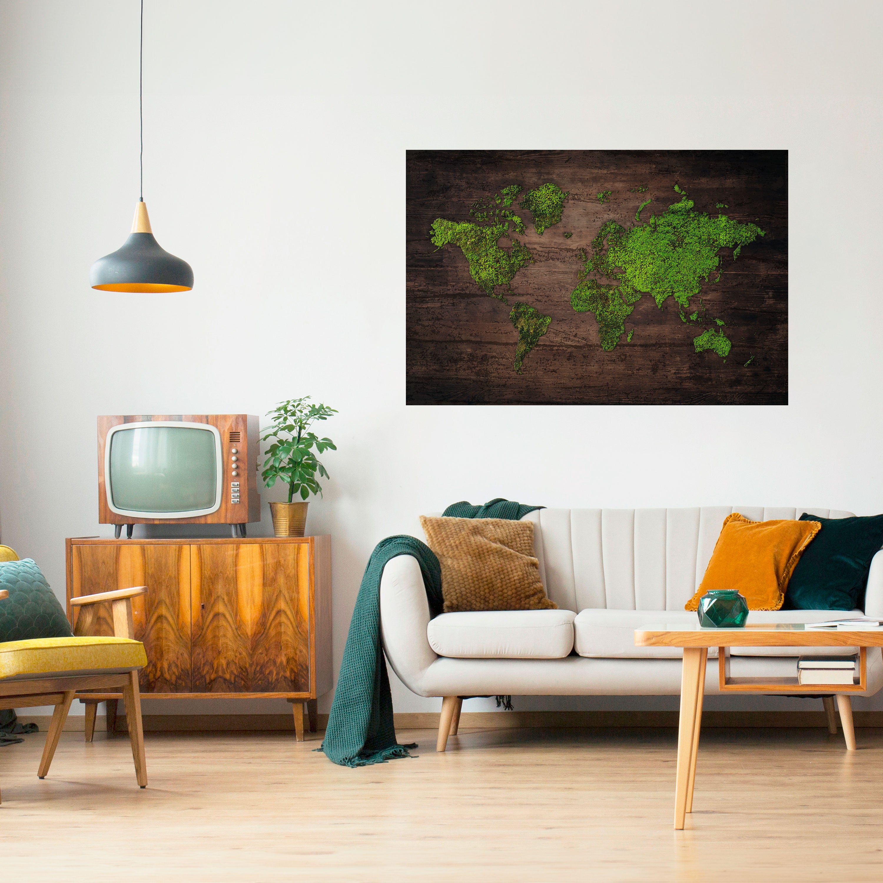 GREEN EARTH VISION Naklejka/Plakat poziomy