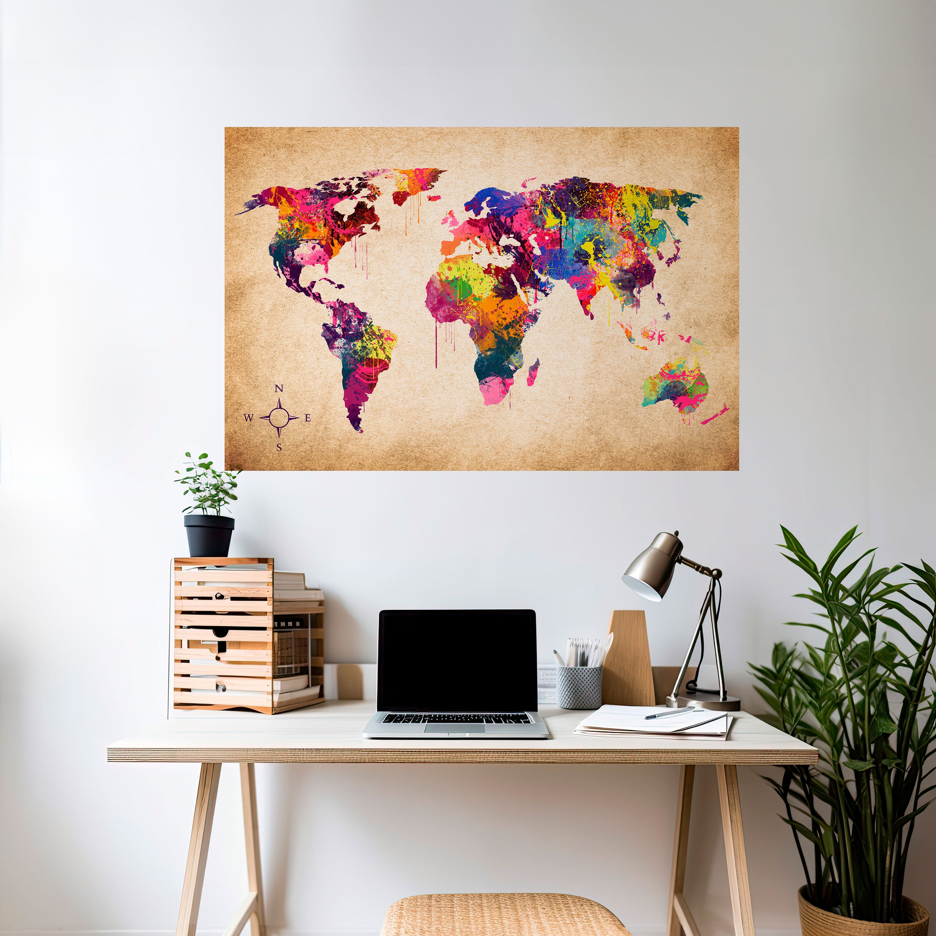 VIBRANT EARTHSCAPE Naklejka/Plakat poziomy