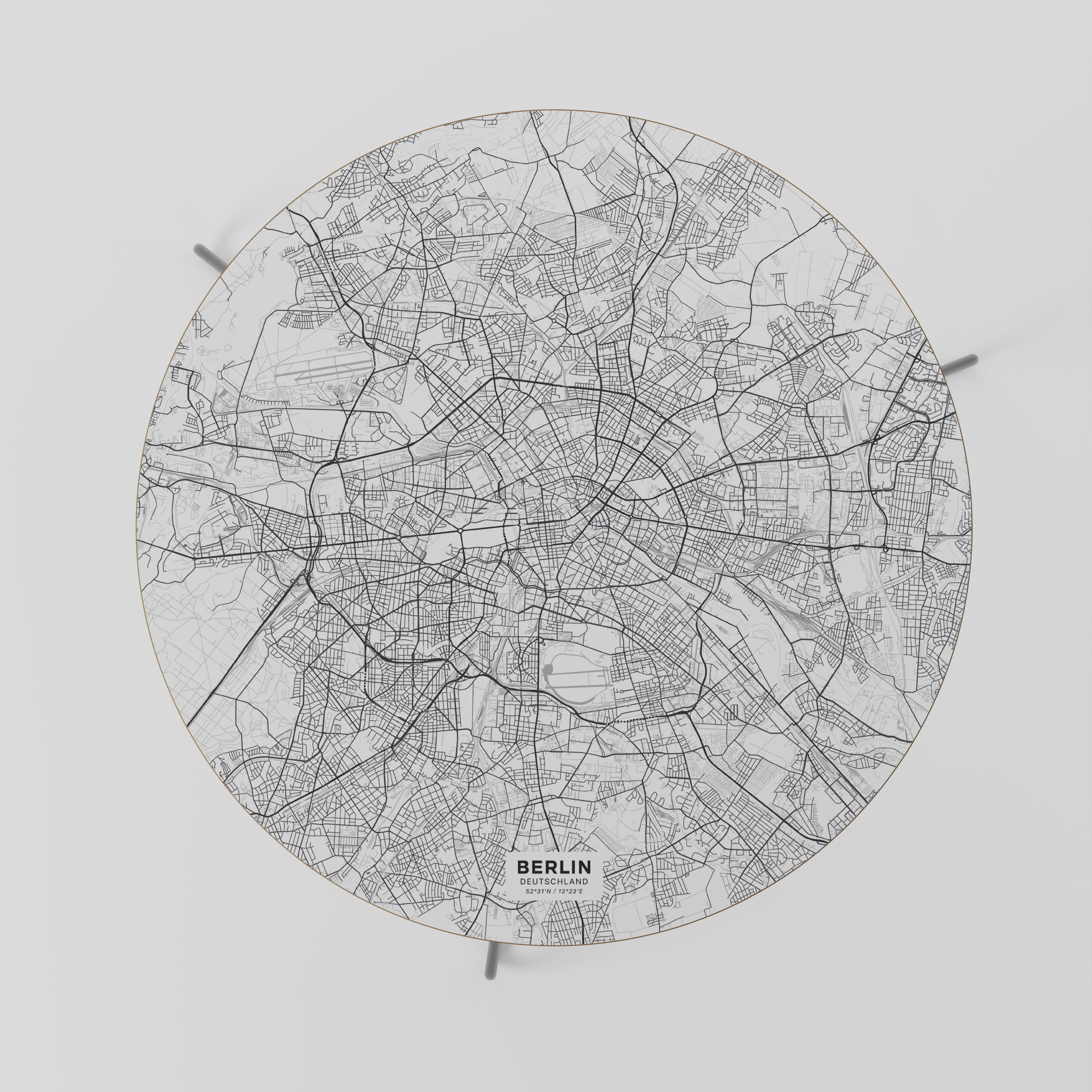 BERLIN PLAN Stolik kawowy duży