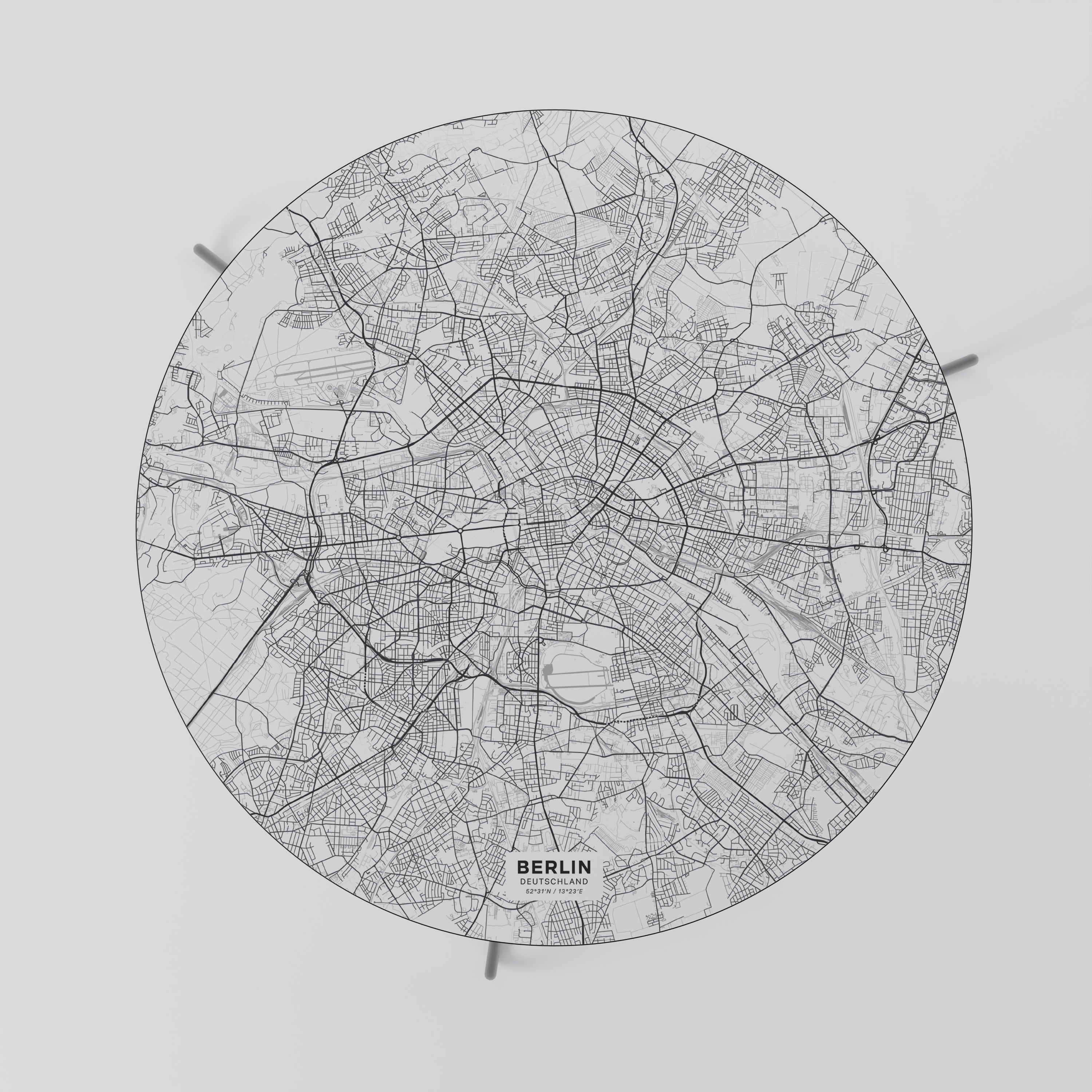 BERLIN PLAN Stolik kawowy duży