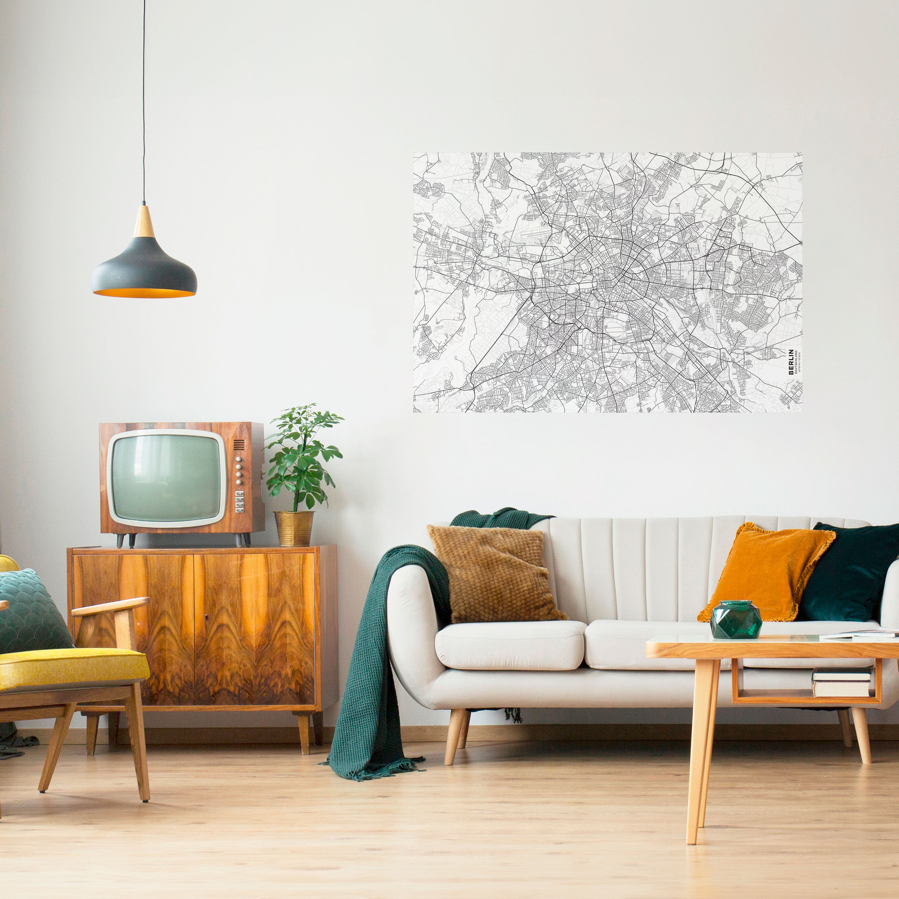 BERLIN PLAN Naklejka/Plakat poziomy