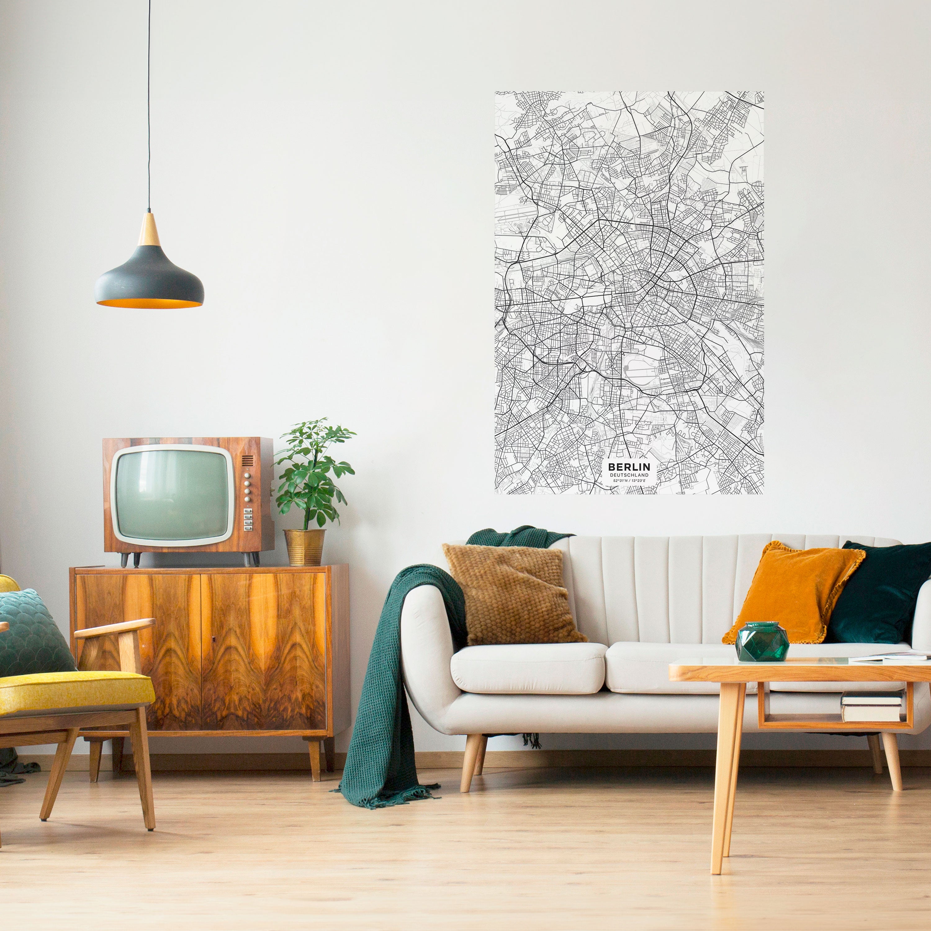 BERLIN PLAN Naklejka/Plakat pionowy