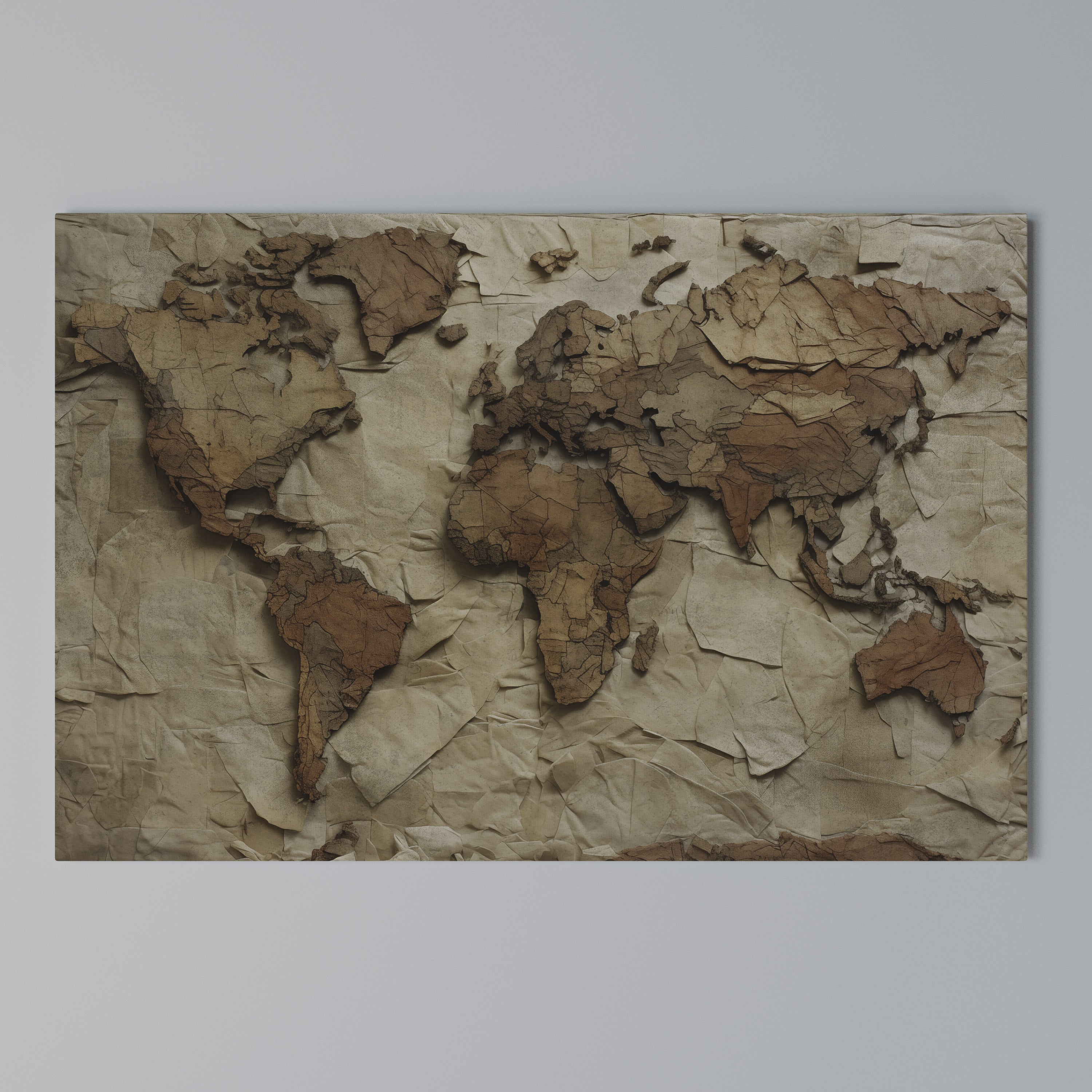 PAPERY PLANET LANDSCAPE Poziomy obraz na płótnie
