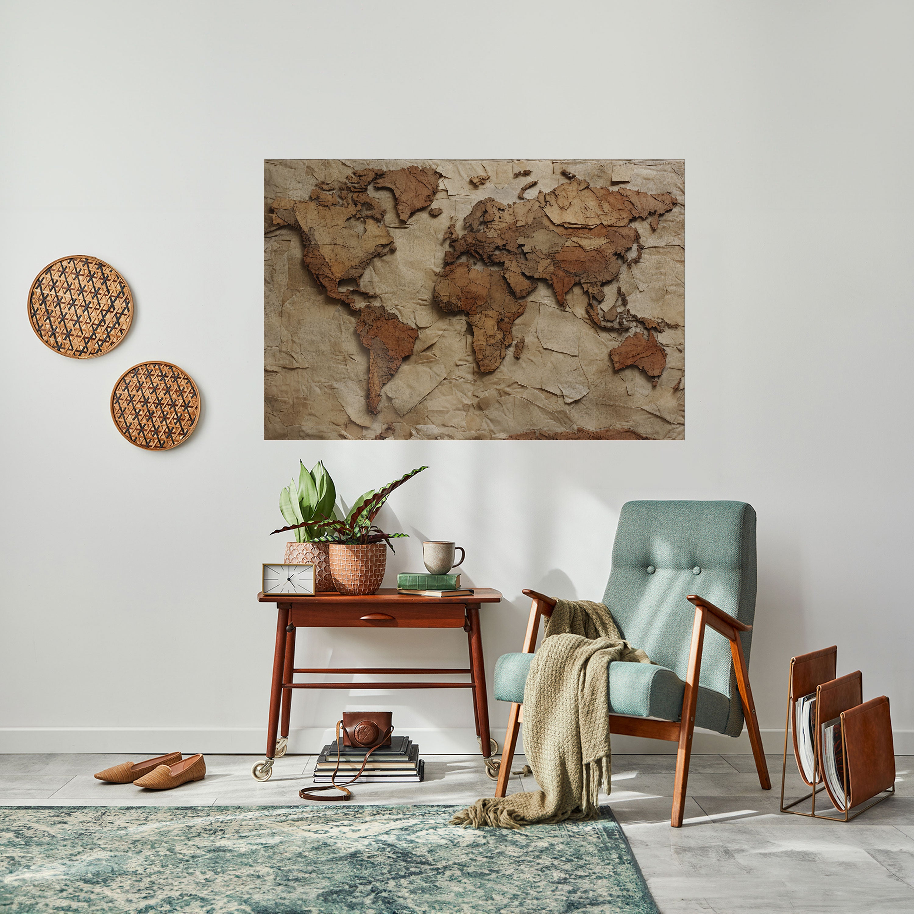 PAPERY PLANET LANDSCAPE Naklejka/Plakat poziomy
