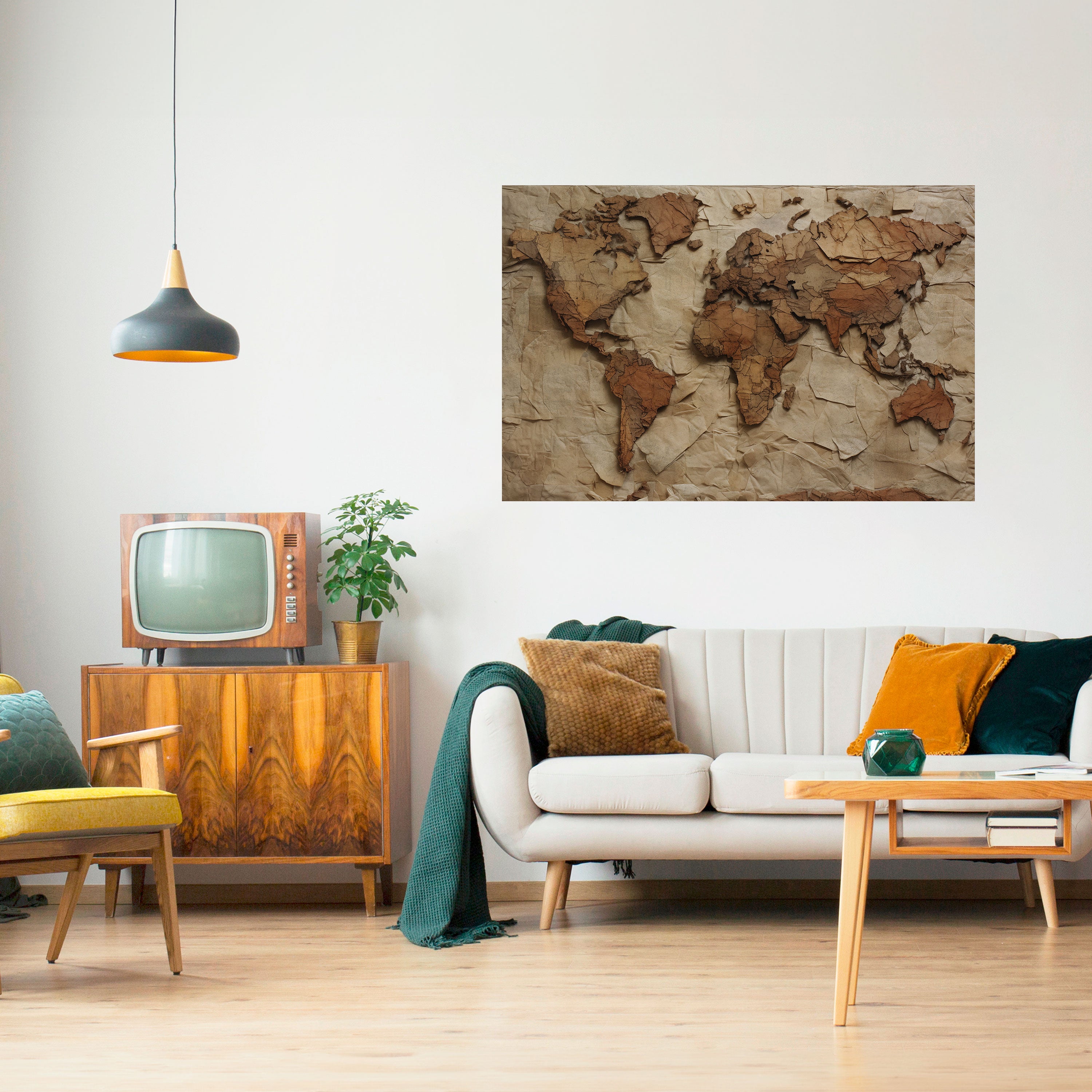 PAPERY PLANET LANDSCAPE Naklejka/Plakat poziomy