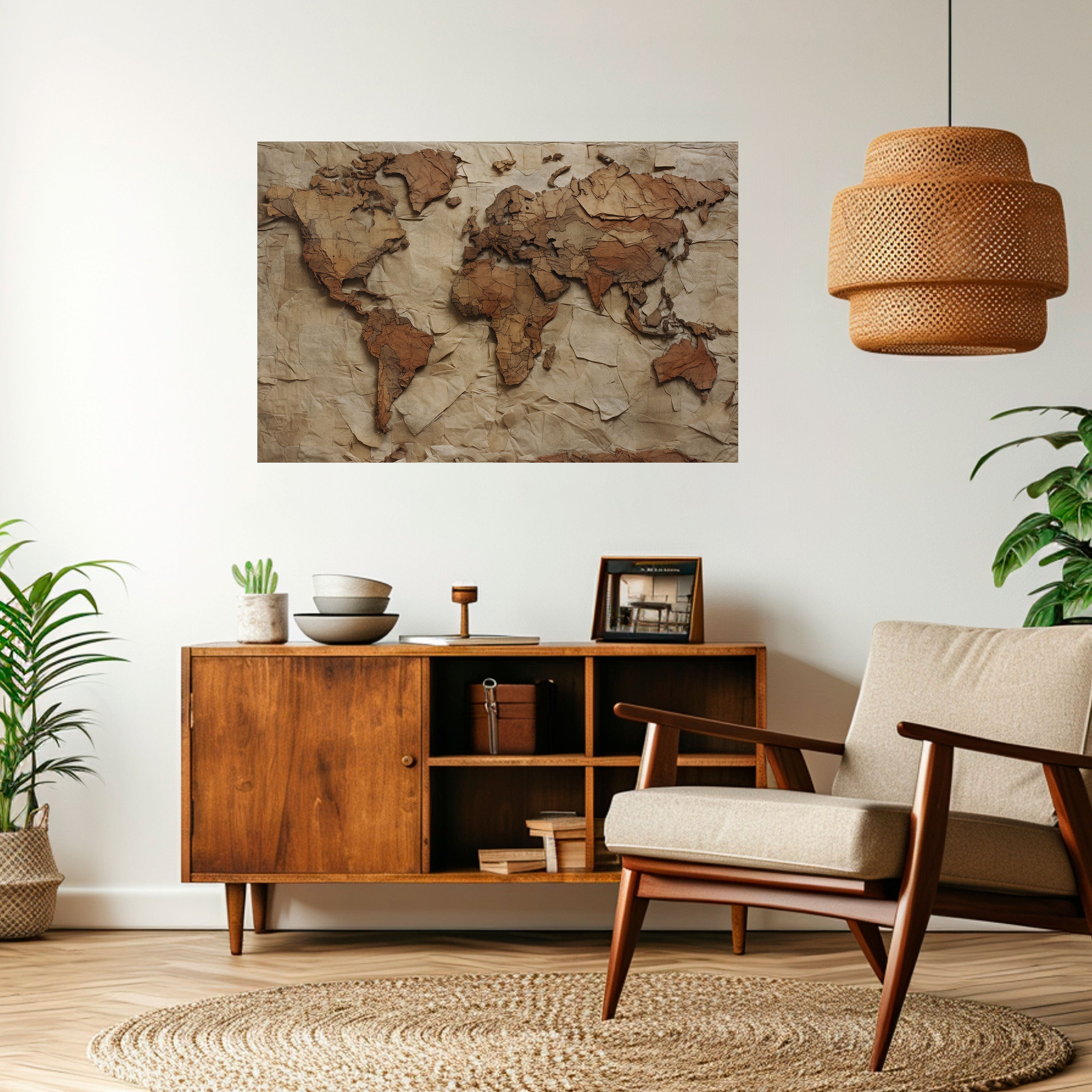 PAPERY PLANET LANDSCAPE Naklejka/Plakat poziomy
