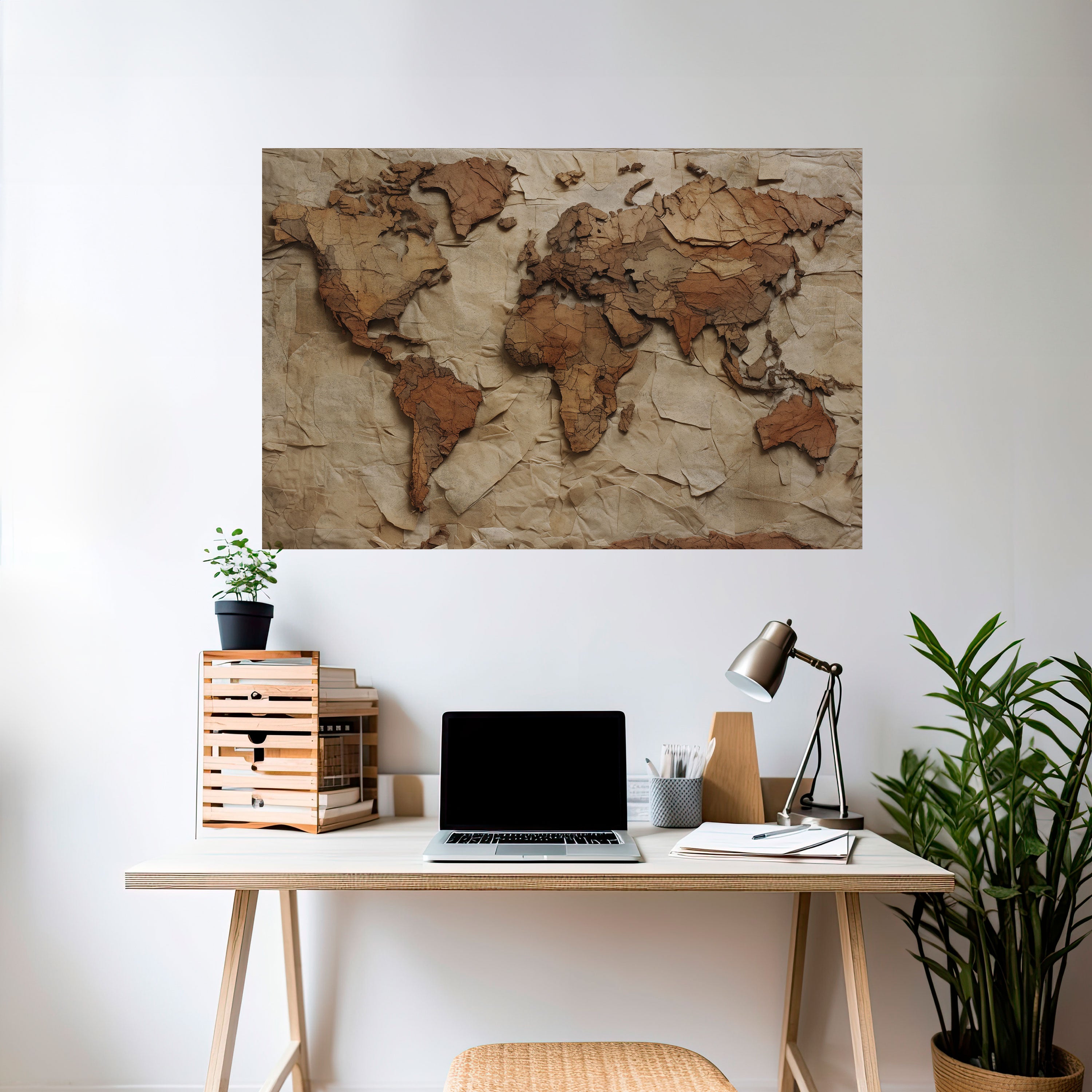 PAPERY PLANET LANDSCAPE Naklejka/Plakat poziomy