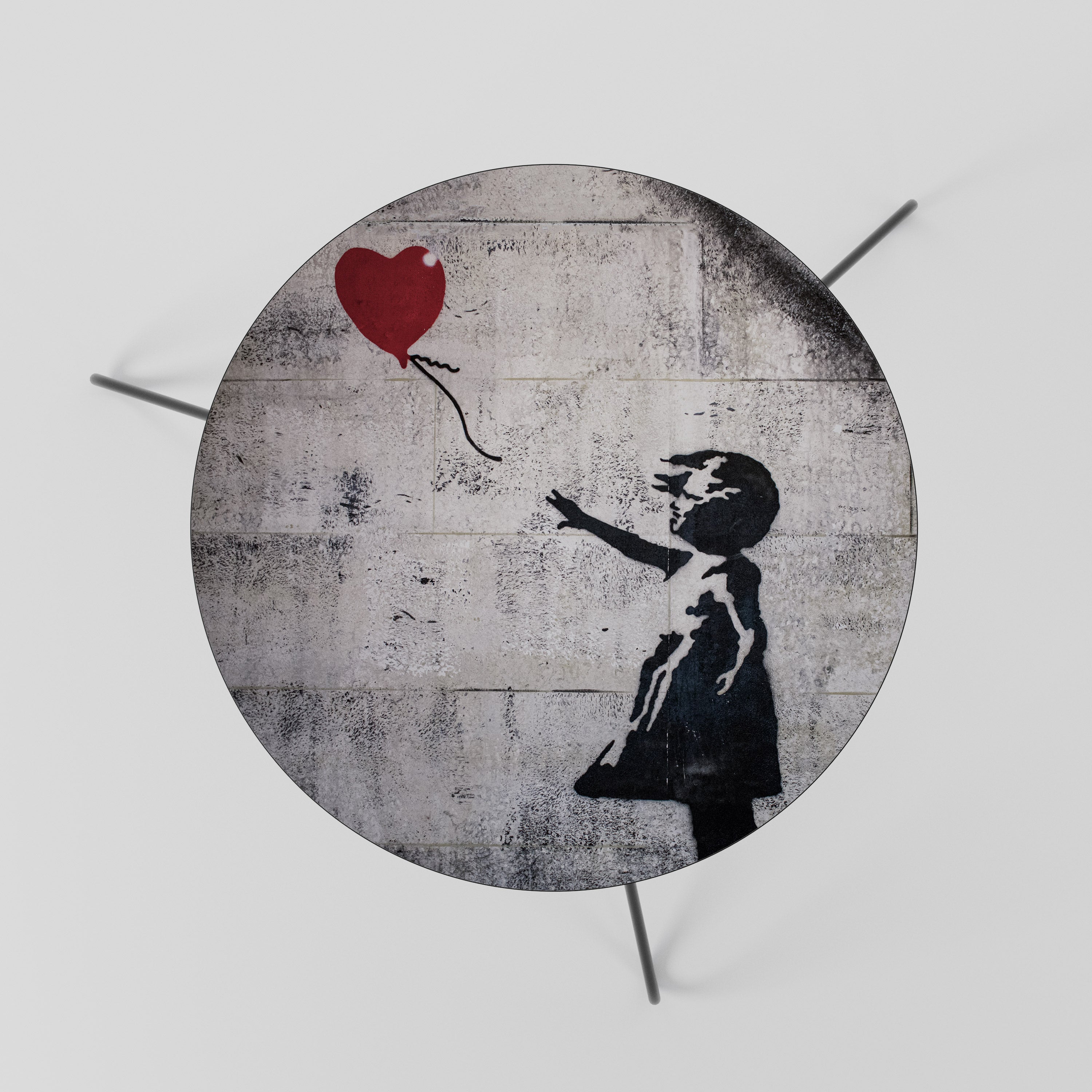 BALLON GIRL (BANKSY) Stolik kawowy mały