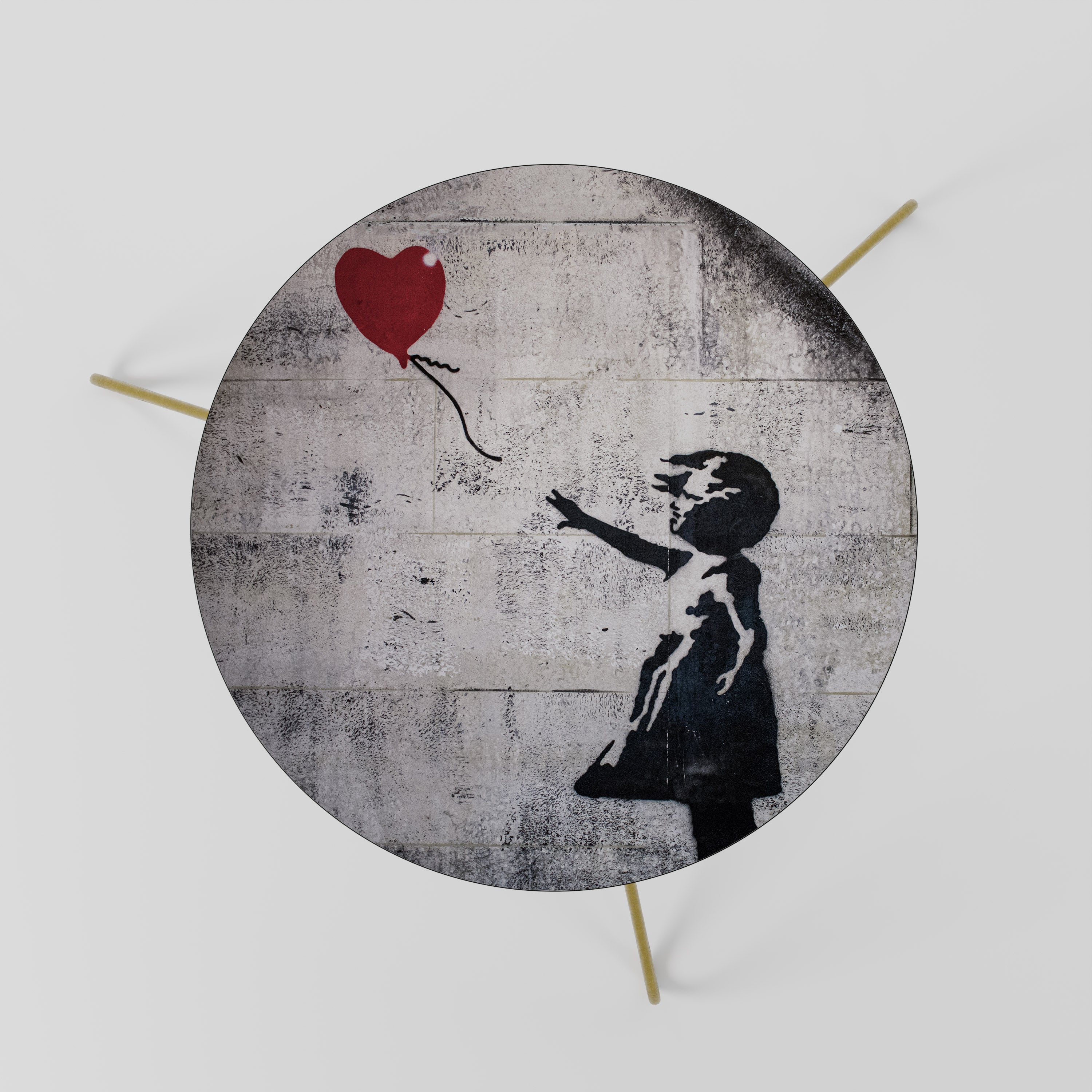 BALLON GIRL (BANKSY) Stolik kawowy mały