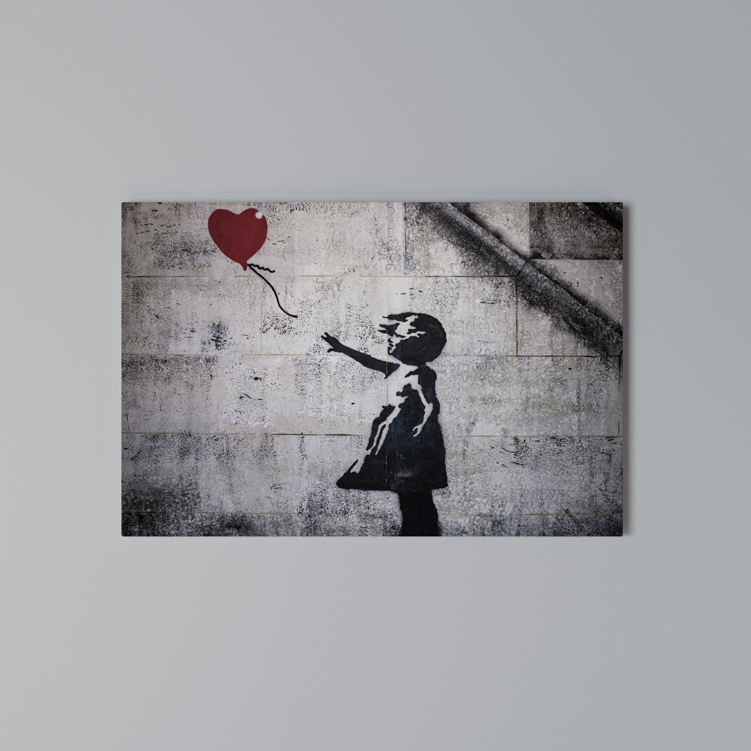 BALLON GIRL (BANKSY) Poziomy obraz na płótnie