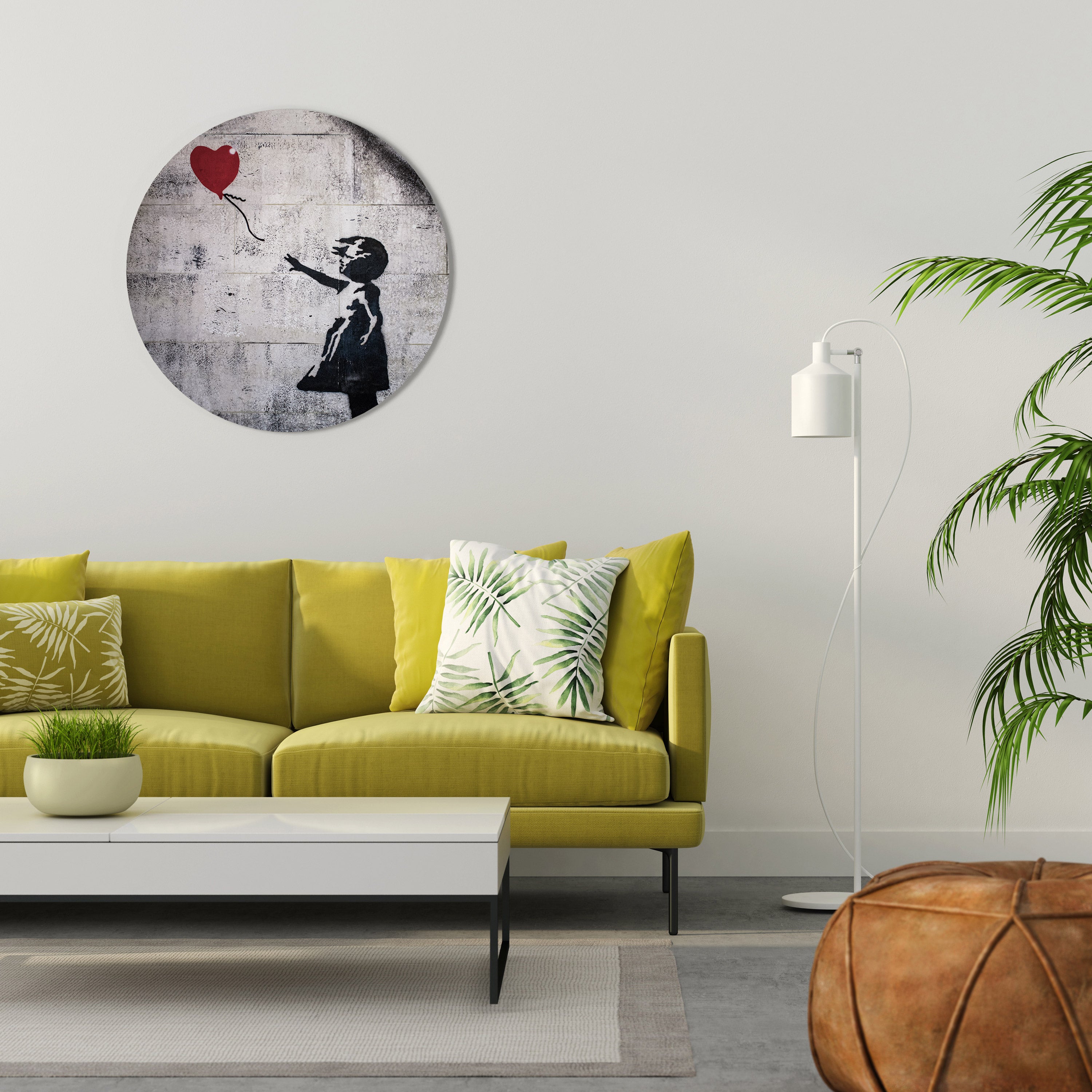 BALLON GIRL (BANKSY) Obraz okrągły
