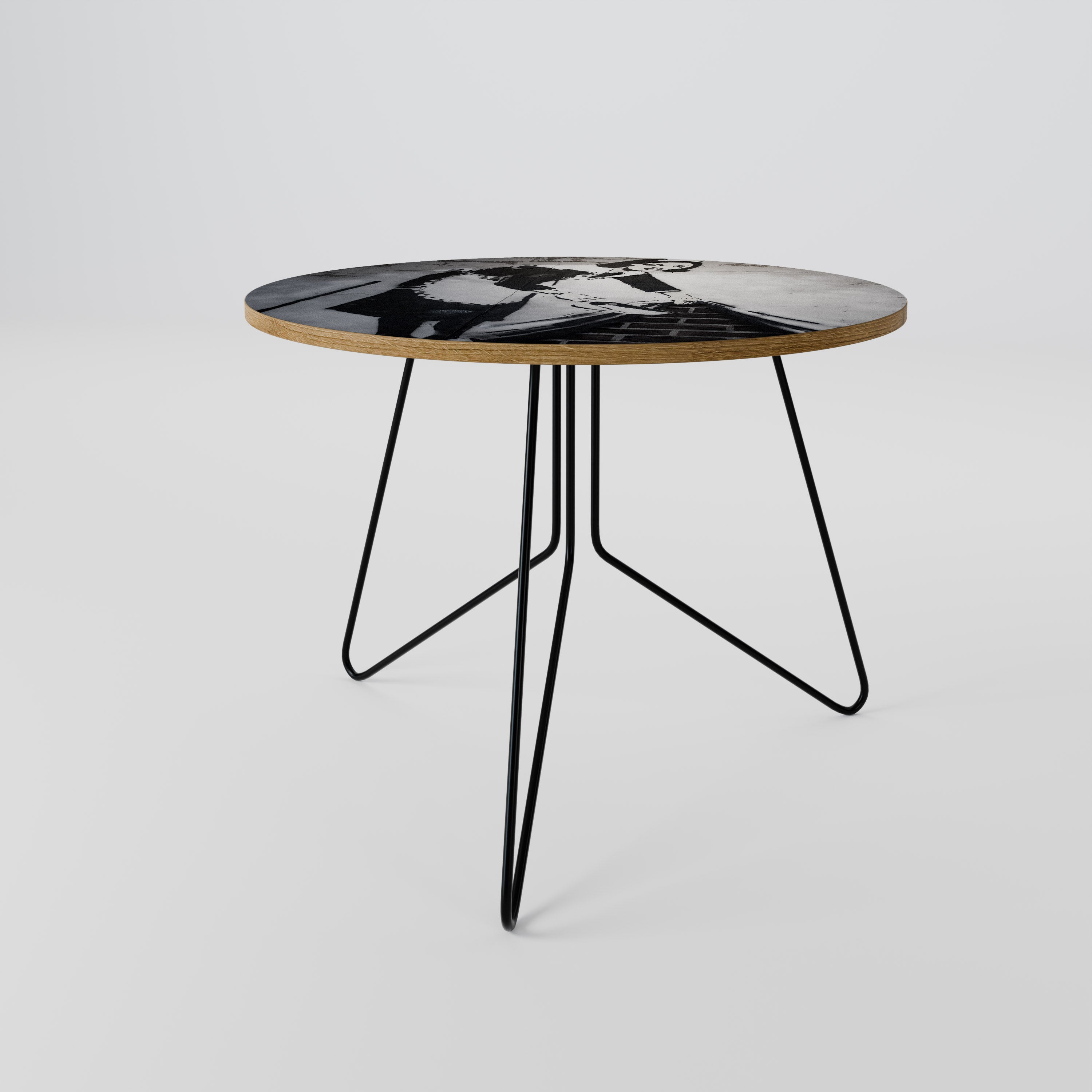 SWEEPING UNDER (BANKSY) Stolik kawowy duży