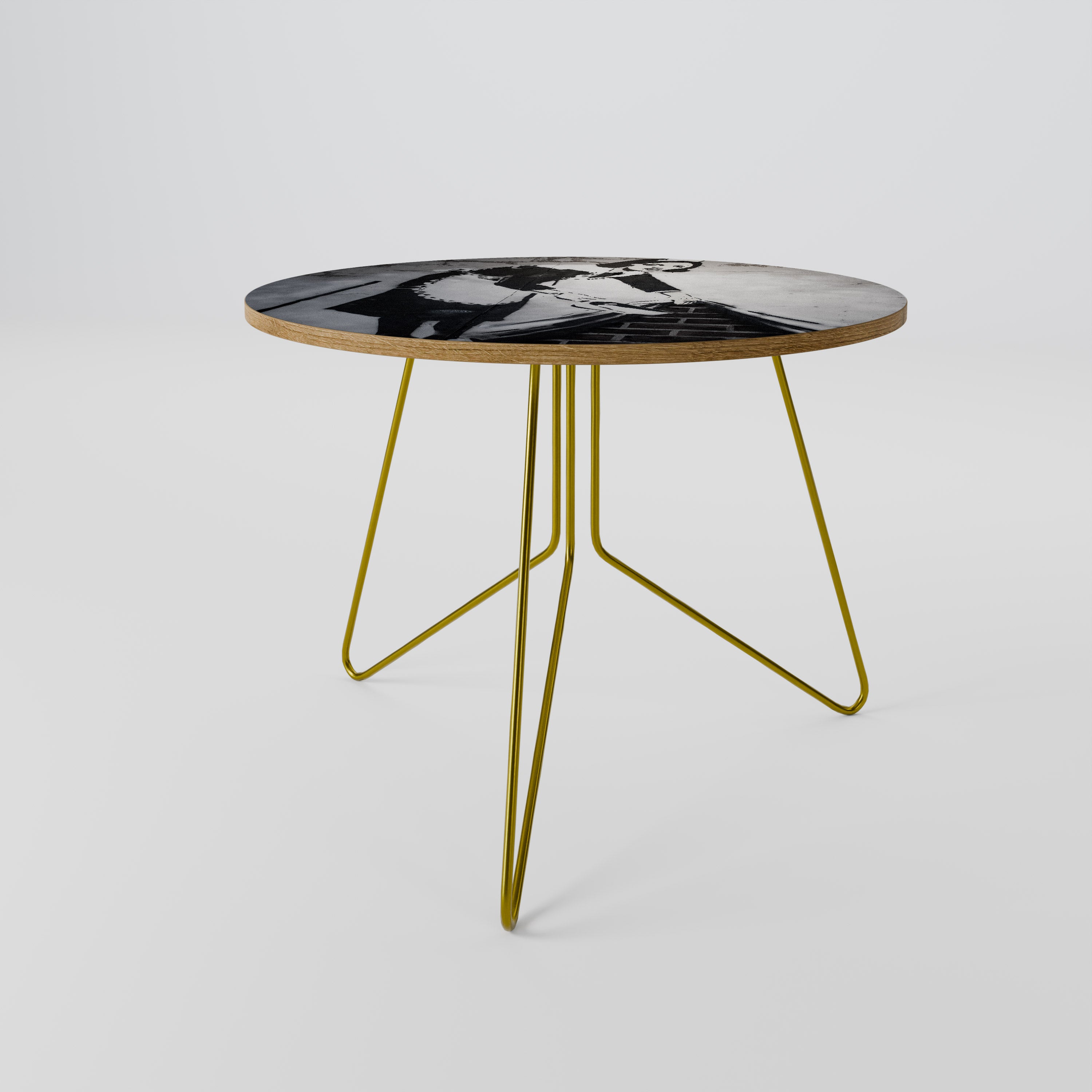 SWEEPING UNDER (BANKSY) Stolik kawowy duży