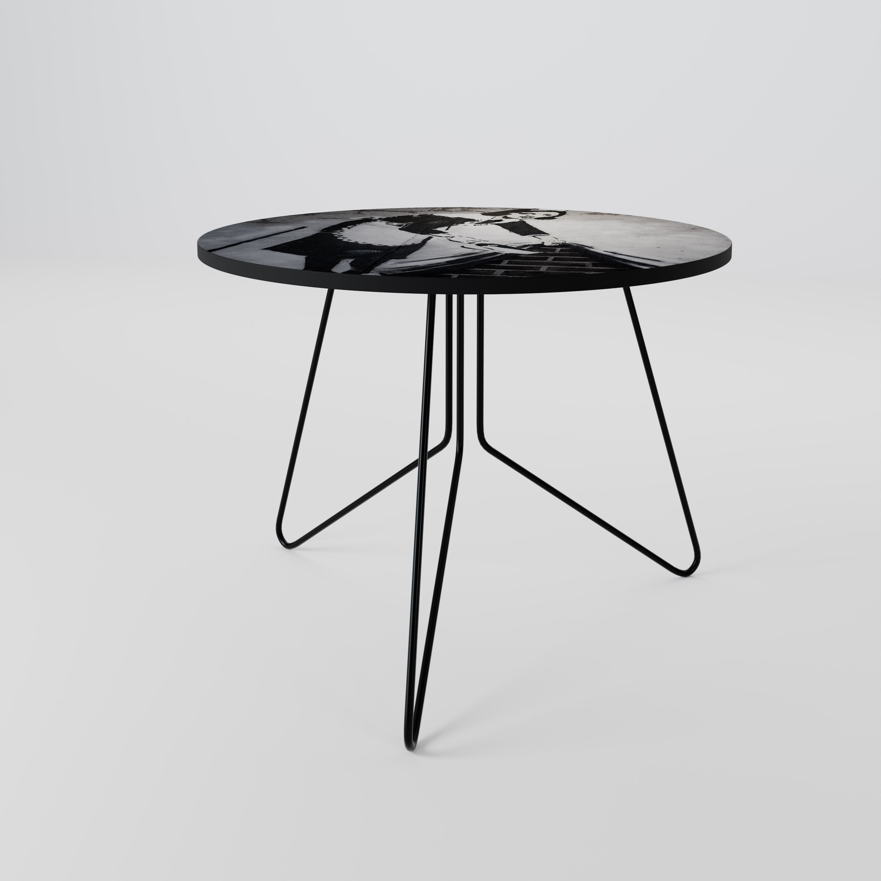 SWEEPING UNDER (BANKSY) Stolik kawowy duży