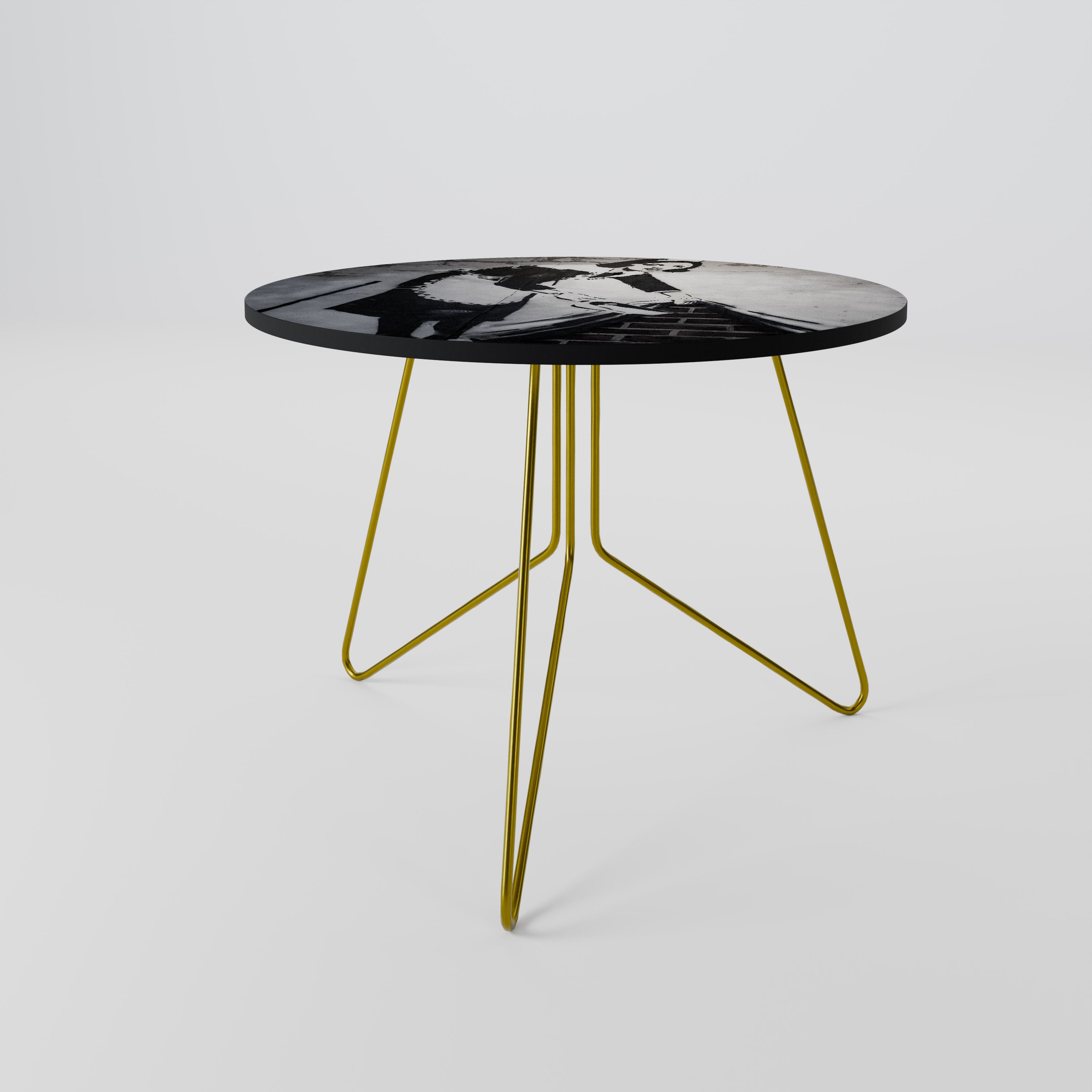 SWEEPING UNDER (BANKSY) Stolik kawowy duży